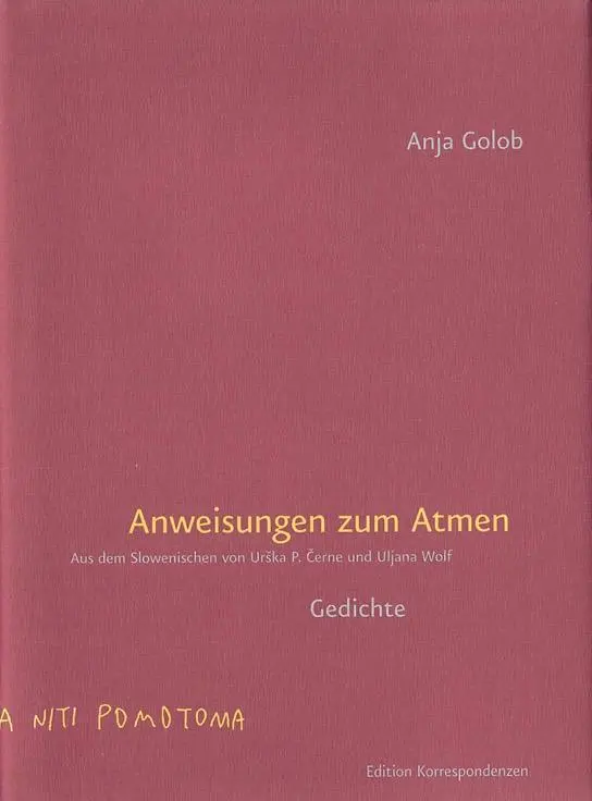 Cover: 9783902951335 | Anweisungen zum Atmen | Gedichte | Anja Golob | Buch | 80 S. | Deutsch