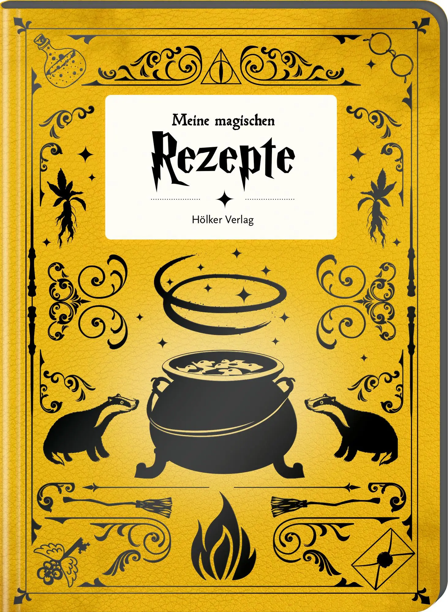 Cover: 4041433881435 | Meine magischen Rezepte - Zauberschüler Gelb | Einschreibbuch | Buch