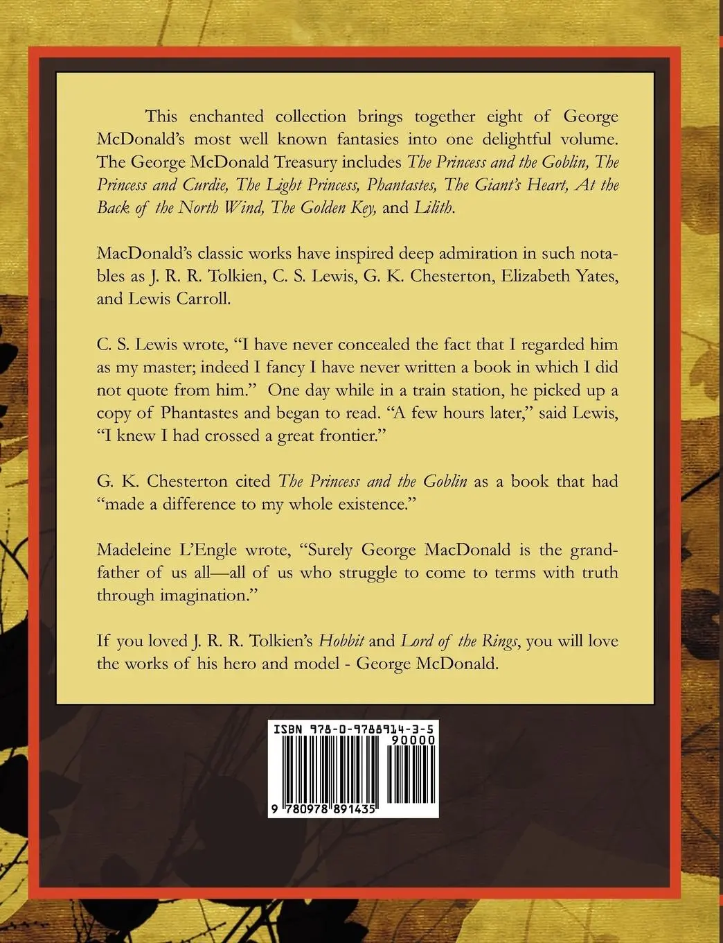 Rückseite: 9780978891435 | The George McDonald Treasury: Princess and the Goblin, Princess and...