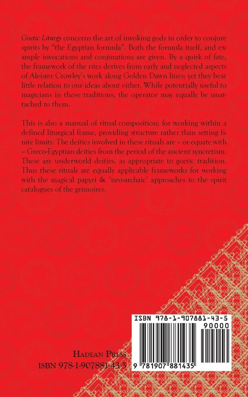Rückseite: 9781907881435 | Goetic Liturgy | Jake Stratton-Kent | Taschenbuch | Englisch | 2015