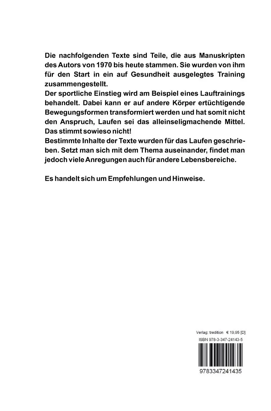 Rückseite: 9783347241435 | Von einem, der auszog, das Fürchten zu lernen | Willfried Achilles