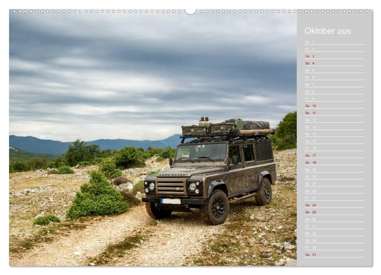 Bild: 9783457751435 | Mit dem 4x4 durch Europa (hochwertiger Premium Wandkalender 2026...