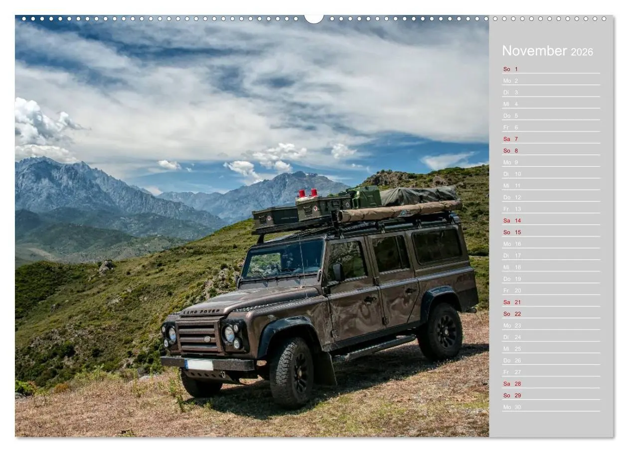 Bild: 9783457751435 | Mit dem 4x4 durch Europa (hochwertiger Premium Wandkalender 2026...