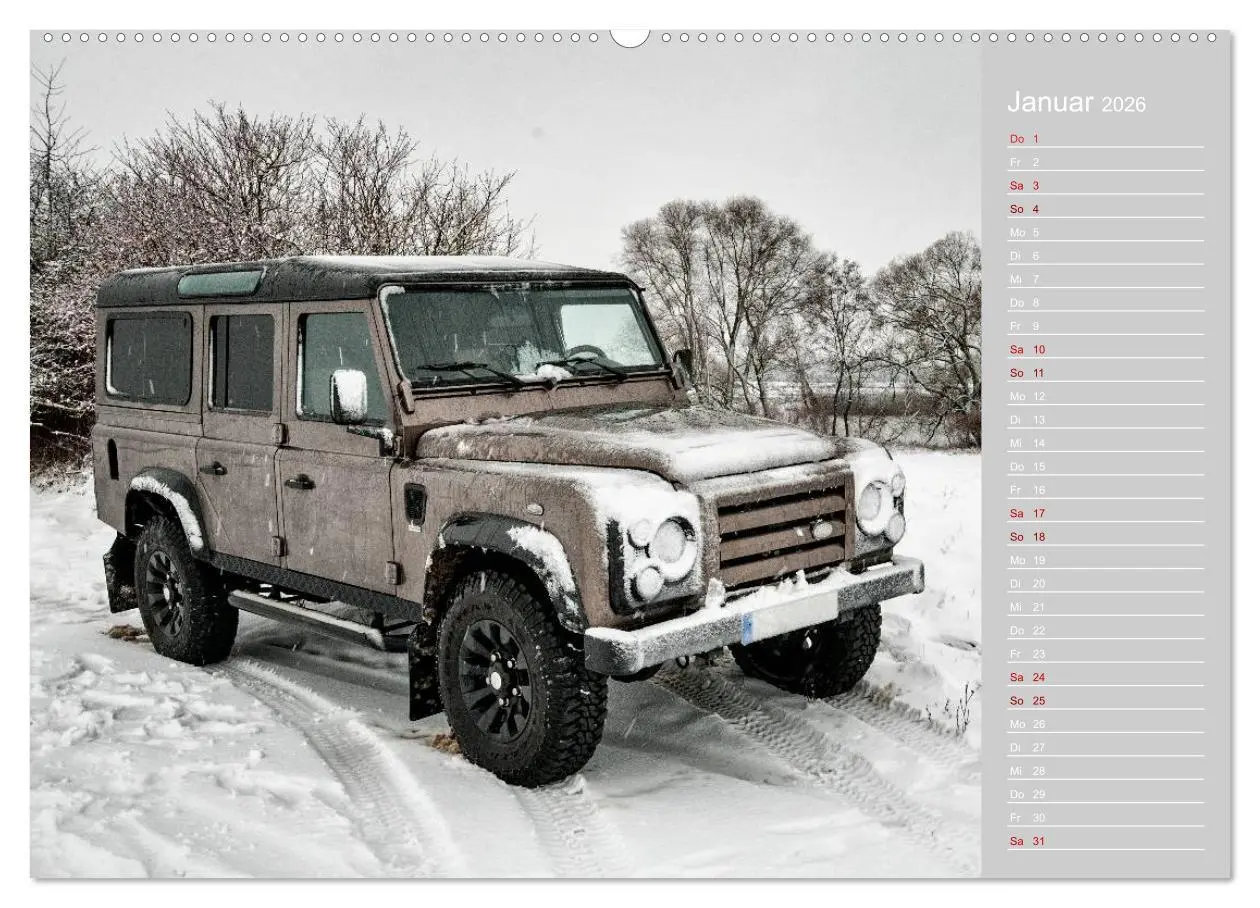 Bild: 9783457751435 | Mit dem 4x4 durch Europa (hochwertiger Premium Wandkalender 2026...