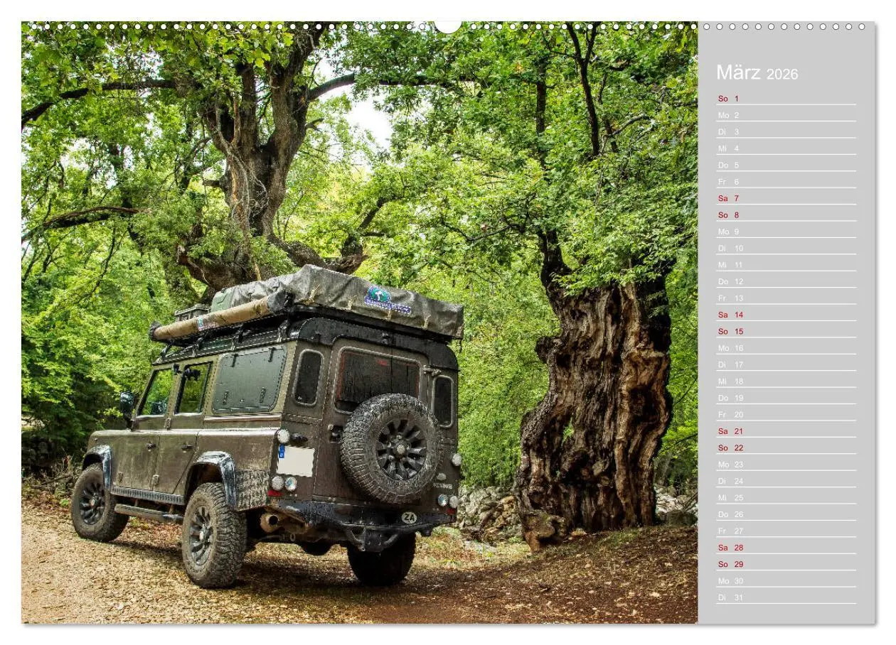 Bild: 9783457751435 | Mit dem 4x4 durch Europa (hochwertiger Premium Wandkalender 2026...