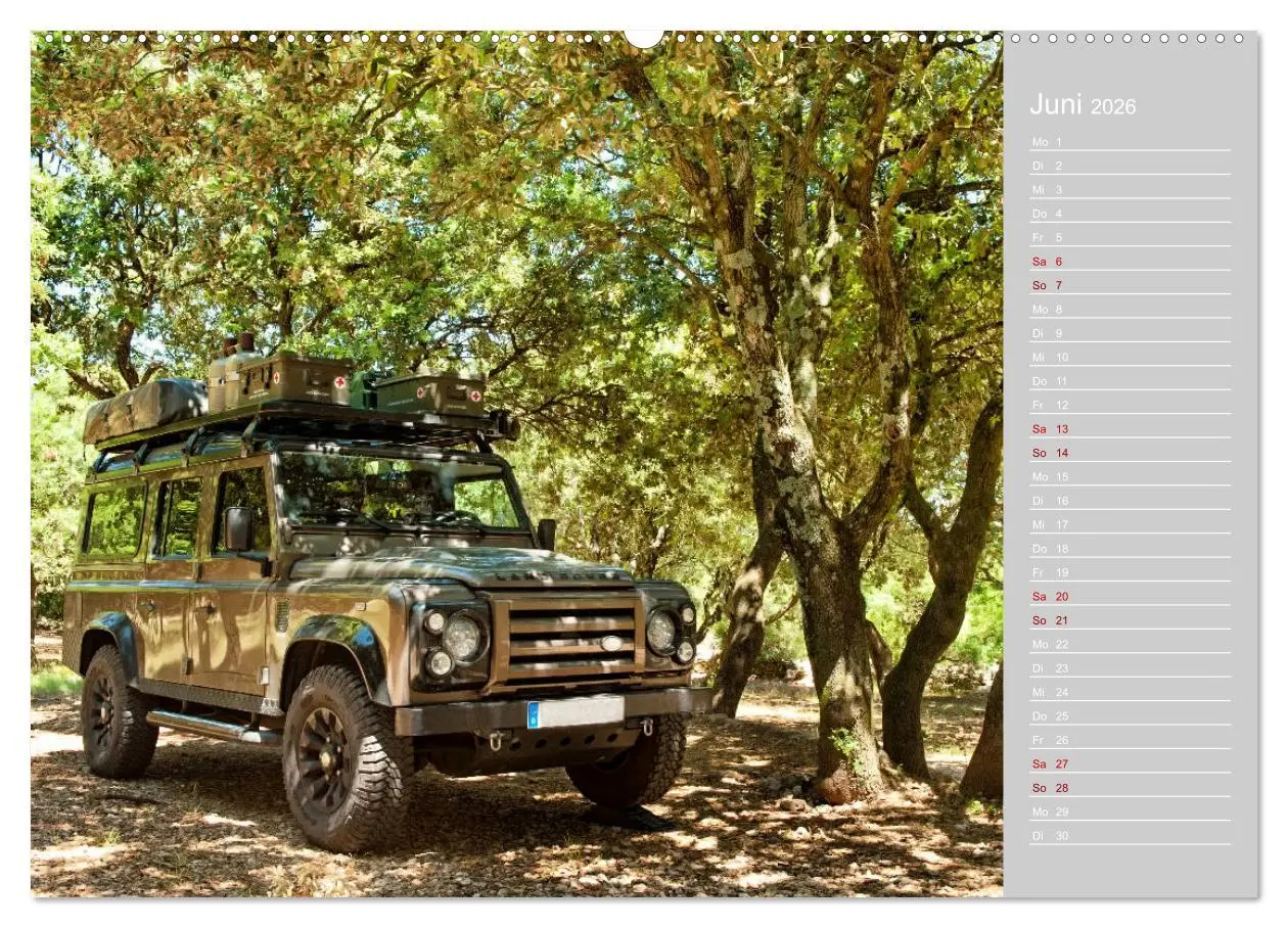 Bild: 9783457751435 | Mit dem 4x4 durch Europa (hochwertiger Premium Wandkalender 2026...