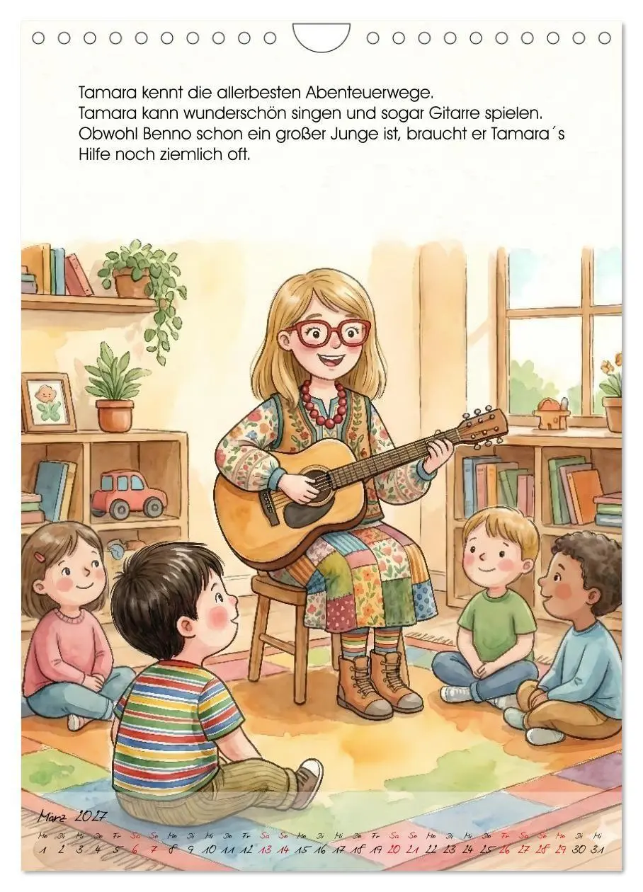 Bild: 9783516771435 | Tamara Tintenfisch (Wandkalender 2027 DIN A4 hoch), CALVENDO...