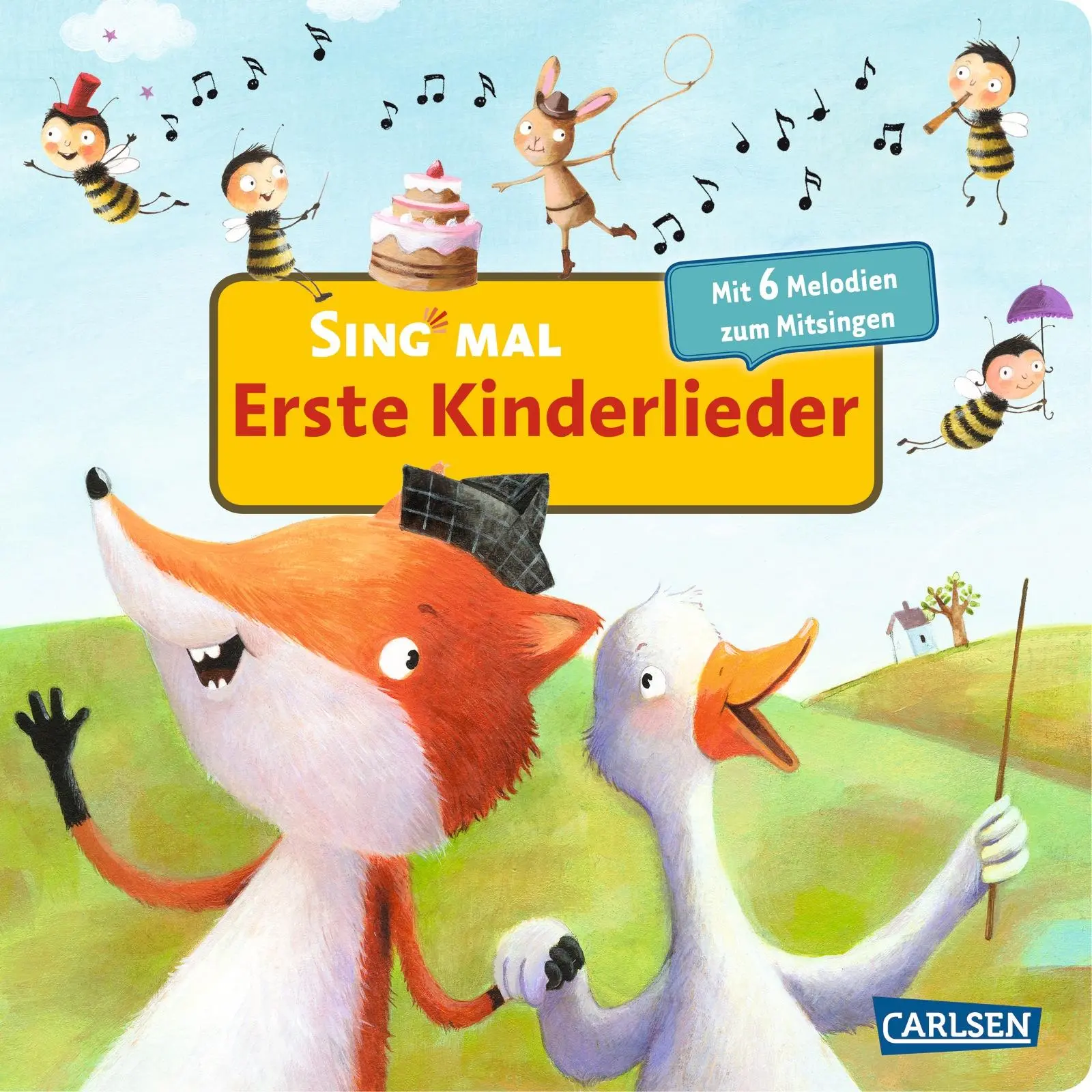Cover: 9783551251435 | Erste Kinderlieder | Marina Rachner | Buch | Sing mal | Pappenbuch