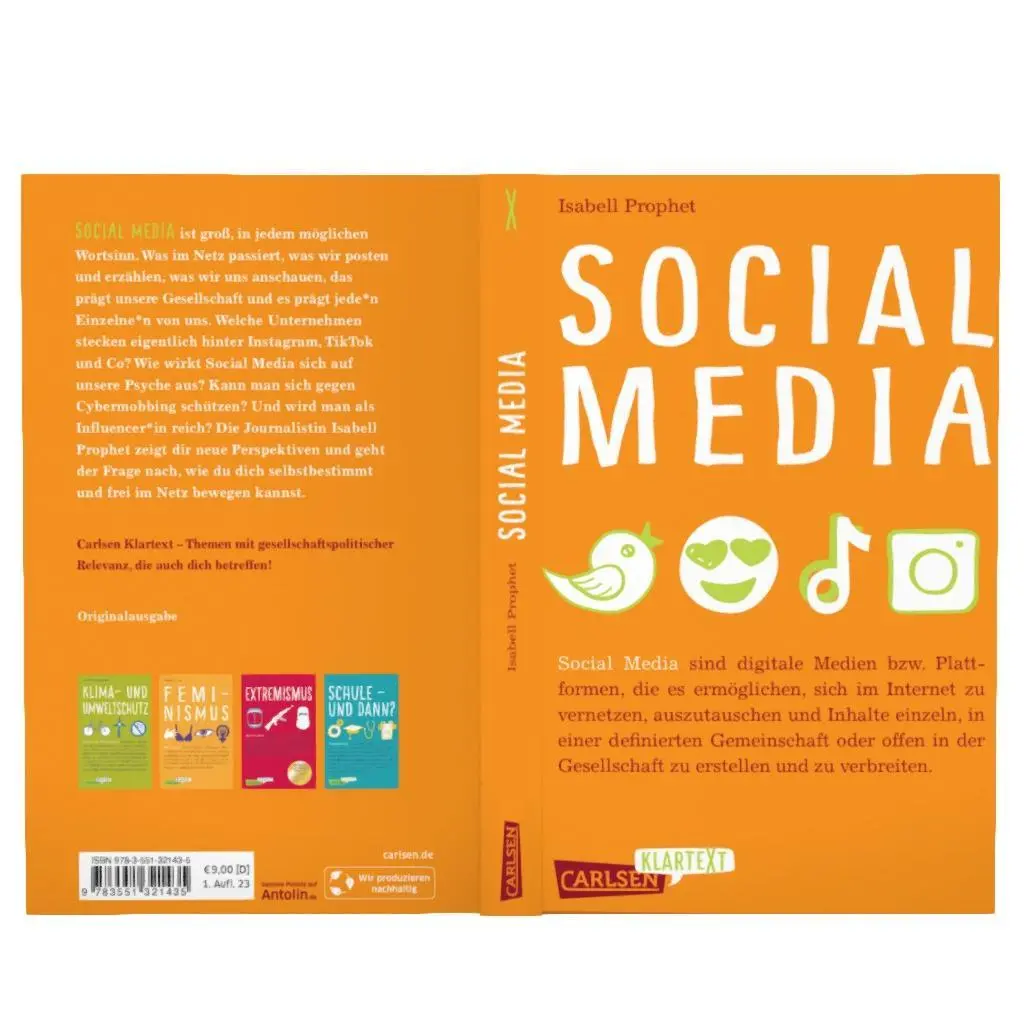 Bild: 9783551321435 | Social Media (Carlsen Klartext) | Isabell Prophet | Taschenbuch | 2023