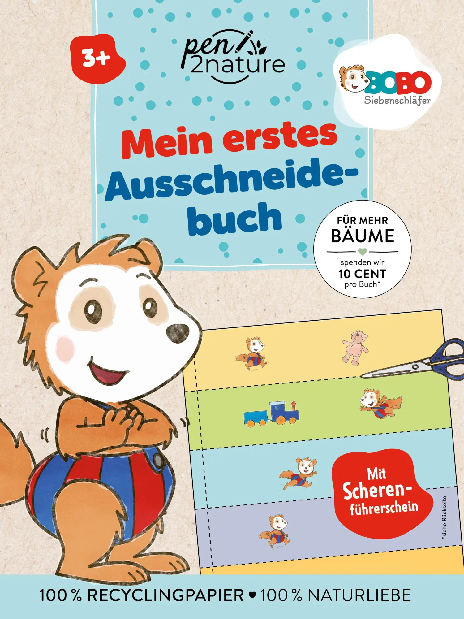 Cover: 9783987641435 | Bobo Siebenschläfer Mein erstes Ausschneidebuch | Pen2nature | Buch