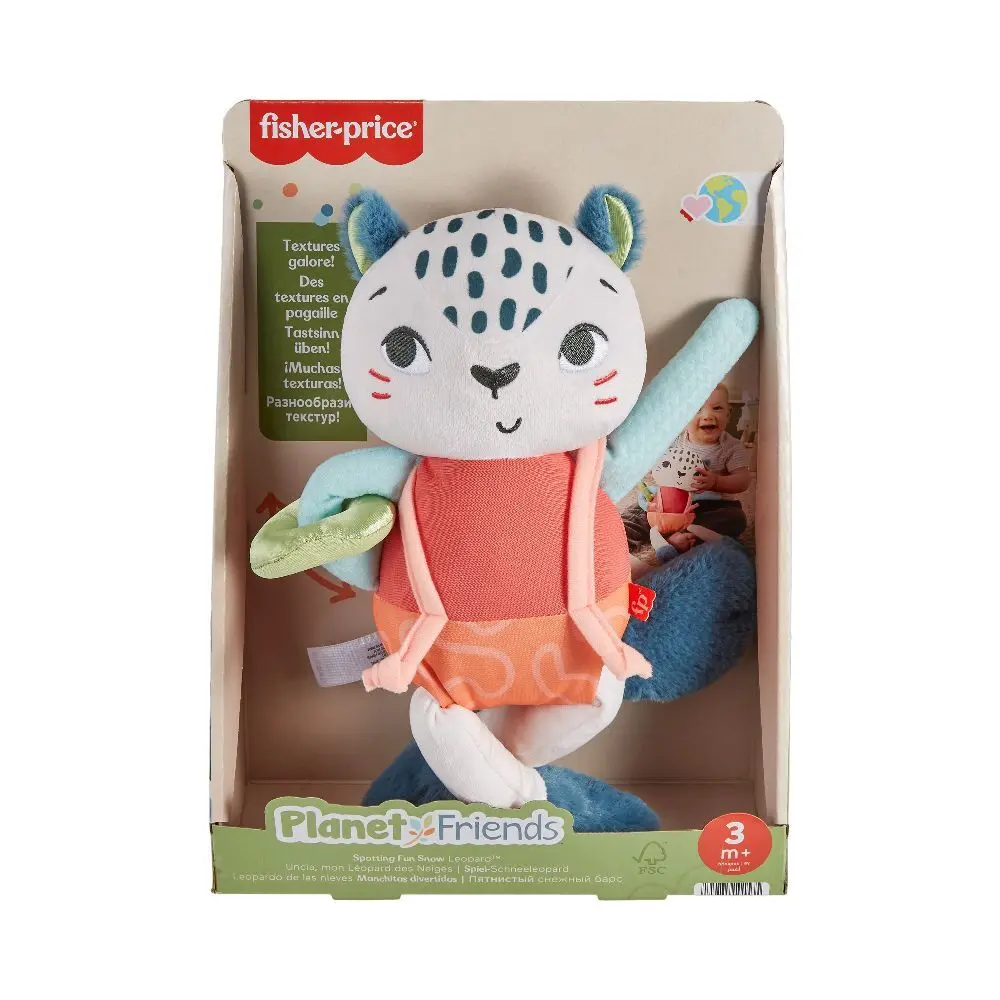 Cover: 194735101535 | Fisher-Price Spiel-Schneeleopard | Offene Verpackung | HKD64 | 2024