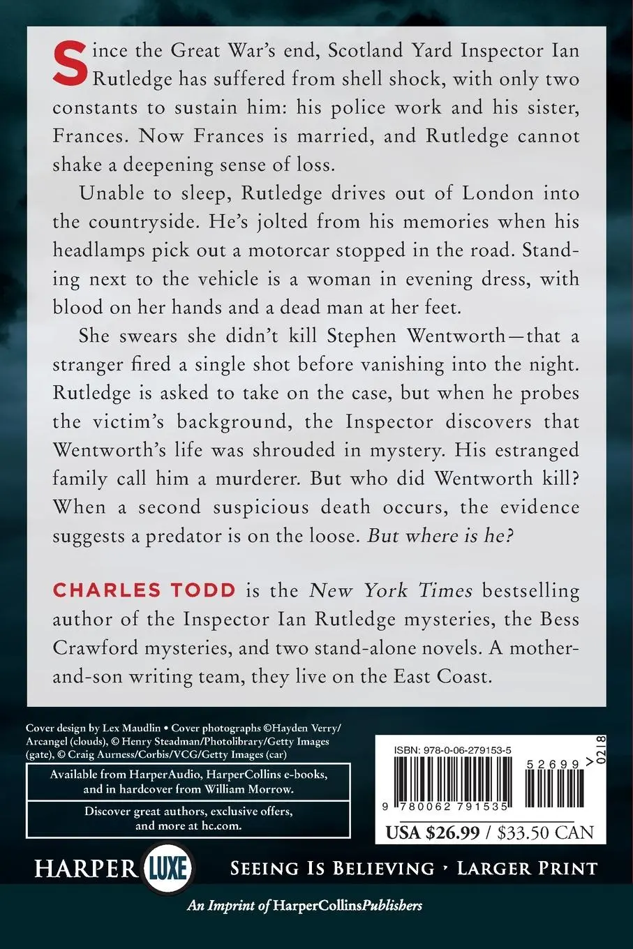 Rückseite: 9780062791535 | Gate Keeper LP, The | Charles Todd | Taschenbuch | Englisch | 2020