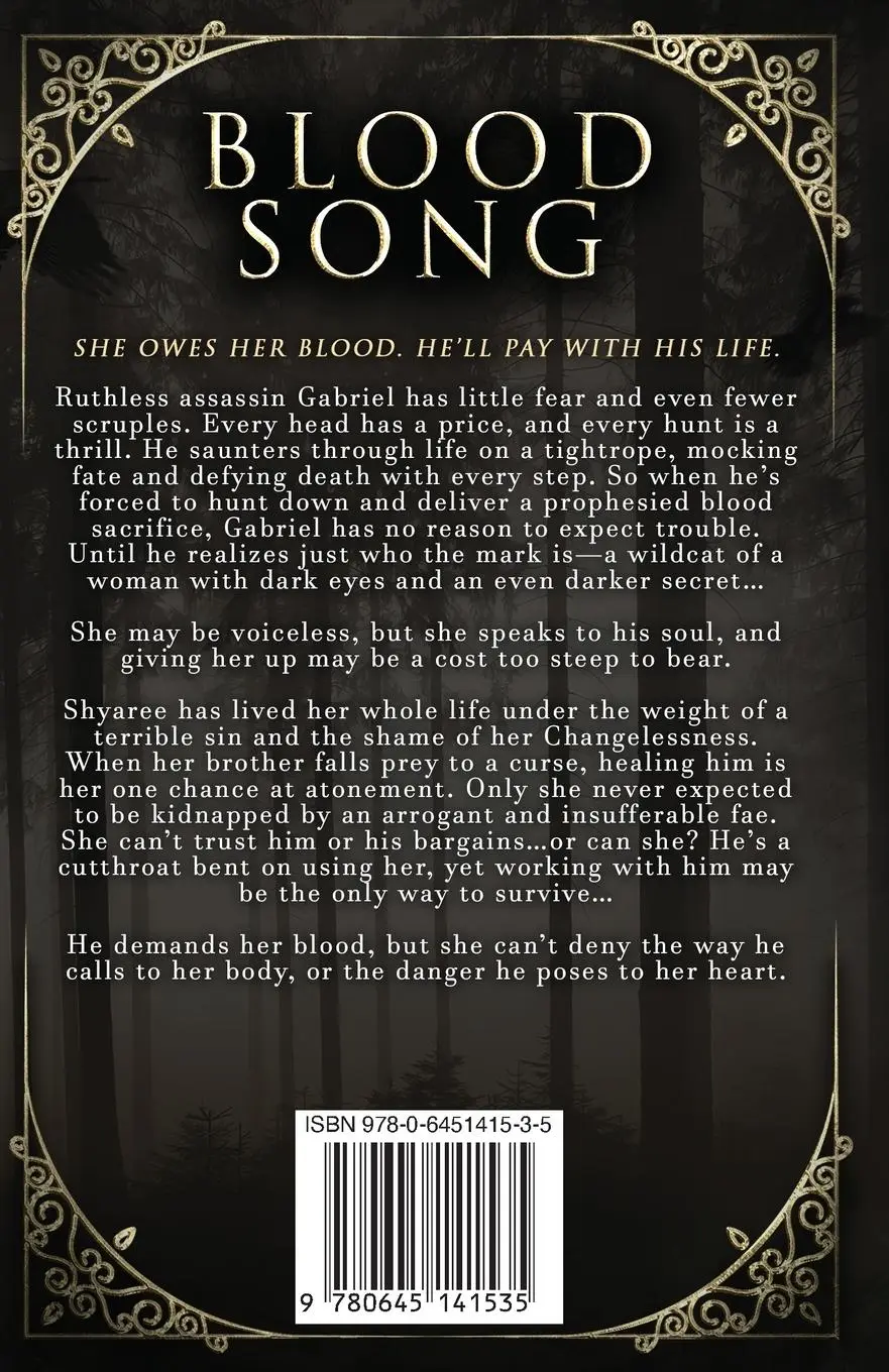 Rückseite: 9780645141535 | Blood Song | Hollee Mands | Taschenbuch | Kartoniert / Broschiert