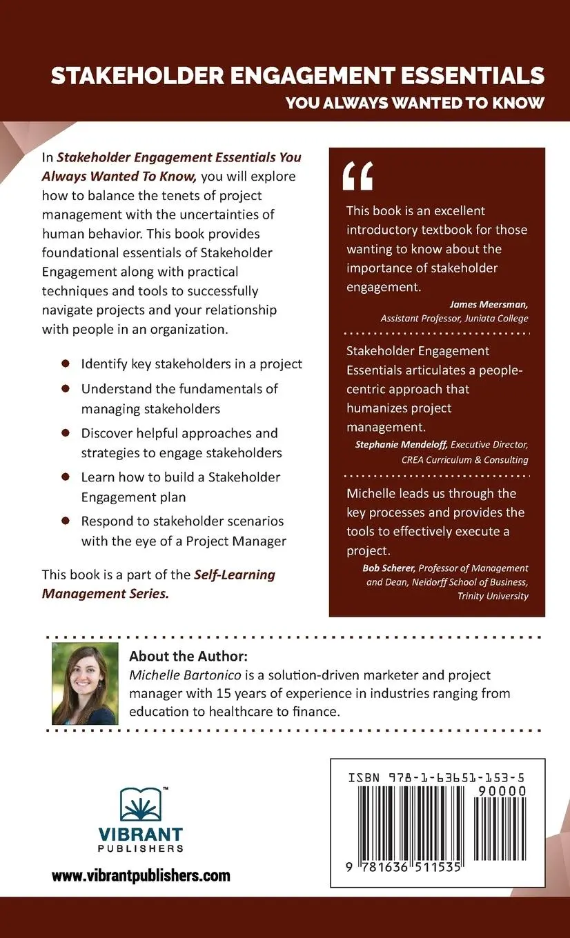 Rückseite: 9781636511535 | Stakeholder Engagement Essentials You Always Wanted To Know | Buch