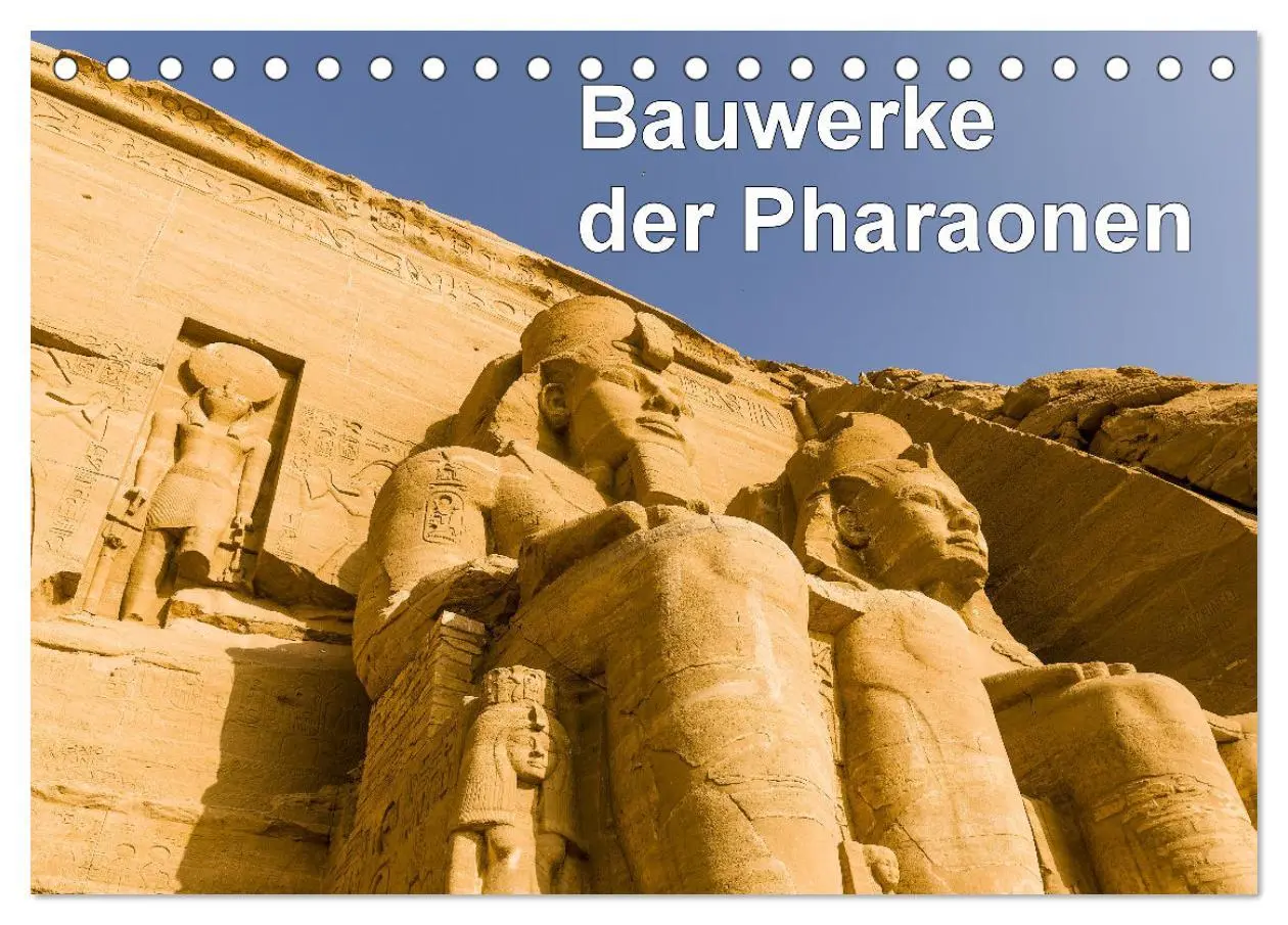 Cover: 9783457501535 | Bauwerke der Pharaonen (Tischkalender 2026 DIN A5 quer), CALVENDO...