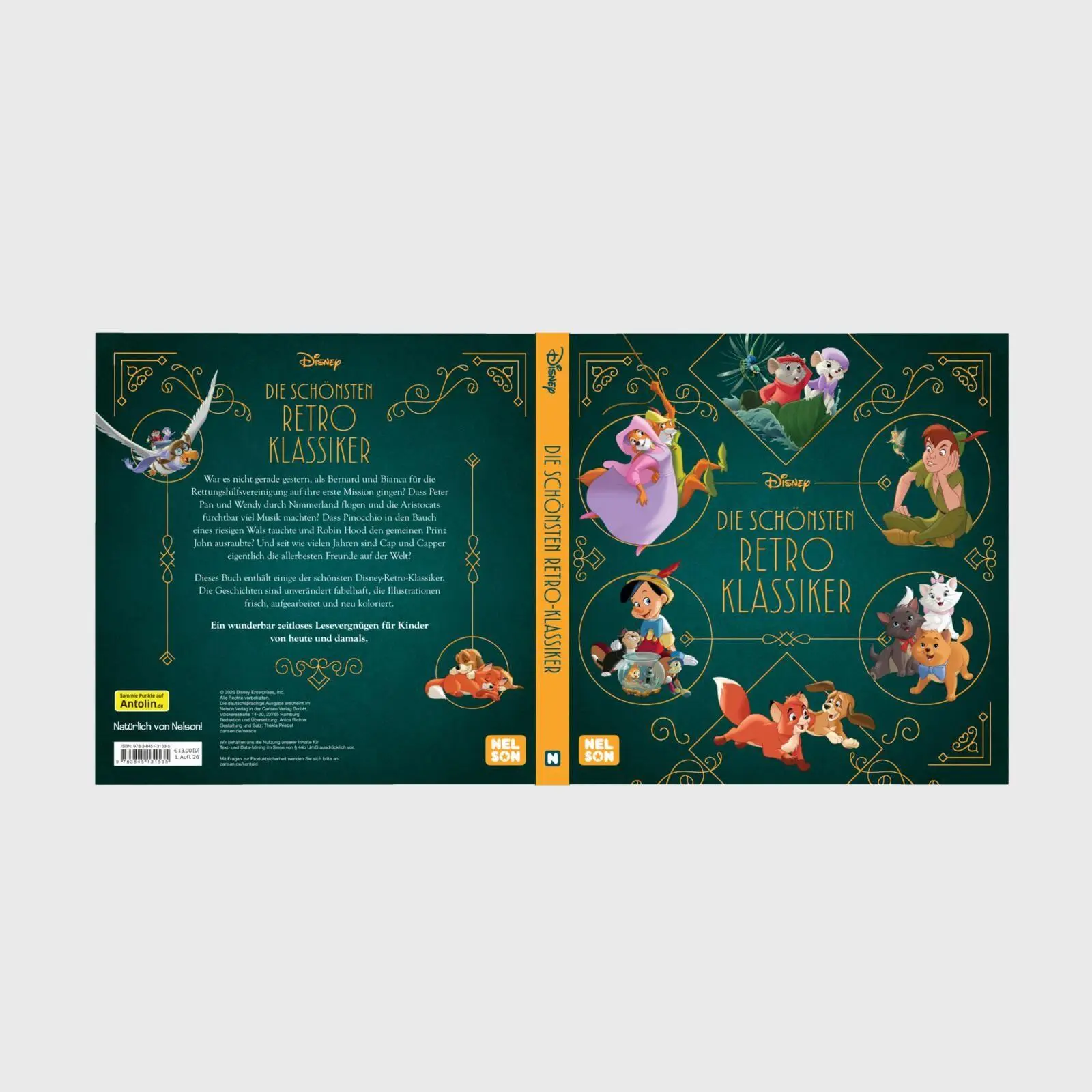 Bild: 9783845131535 | Disney Vorlesebuch: Die schönsten Retro-Klassiker | Buch | 160 S.