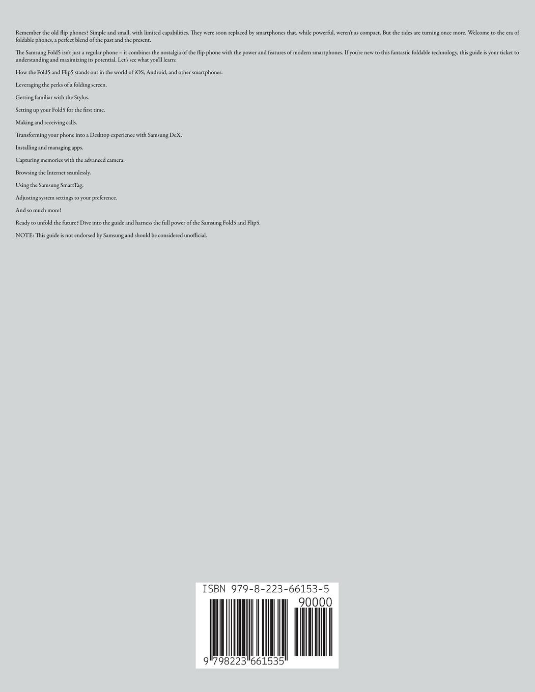 Rückseite: 9798223661535 | The Insanely Simple Guide to the Samsung Galaxy Z Fold 5 and Flip 5