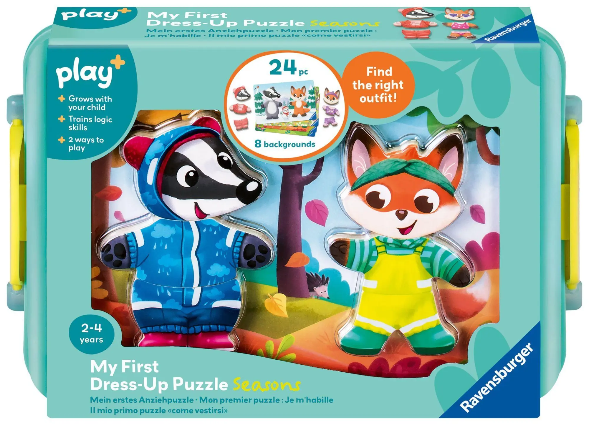 Cover: 4005555341635 | Play+ Mein erstes Anziehpuzzle: Jahreszeiten - ab 2 Jahre | Spiel