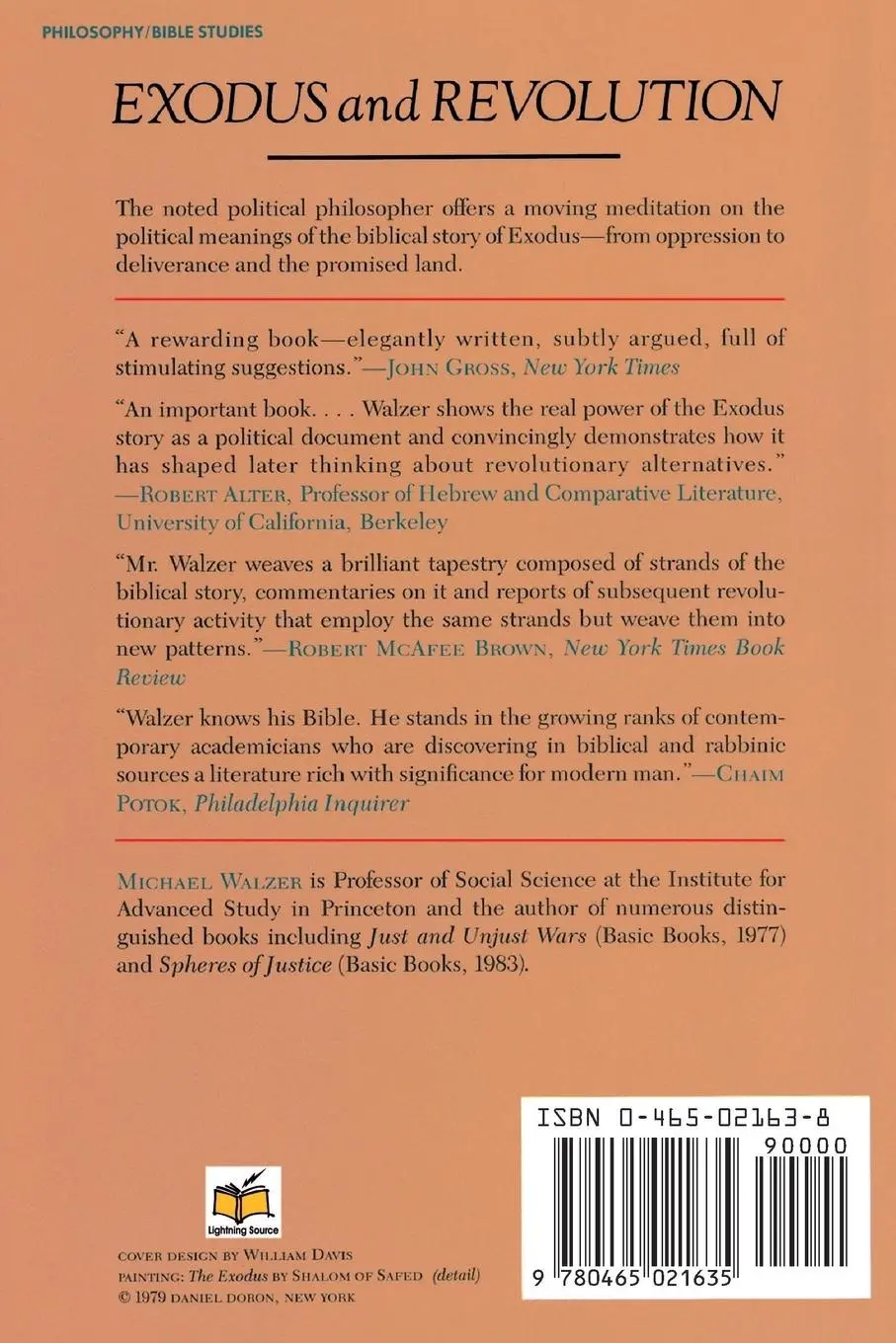 Rückseite: 9780465021635 | Exodus and Revolution | Michael Walzer | Taschenbuch | Englisch | 1986