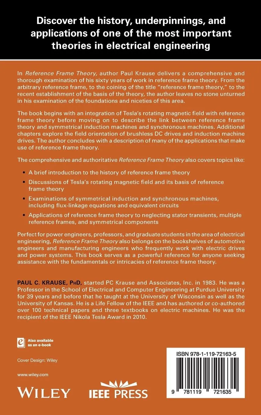 Rückseite: 9781119721635 | Reference Frame Theory | Development and Applications | Paul C Krause