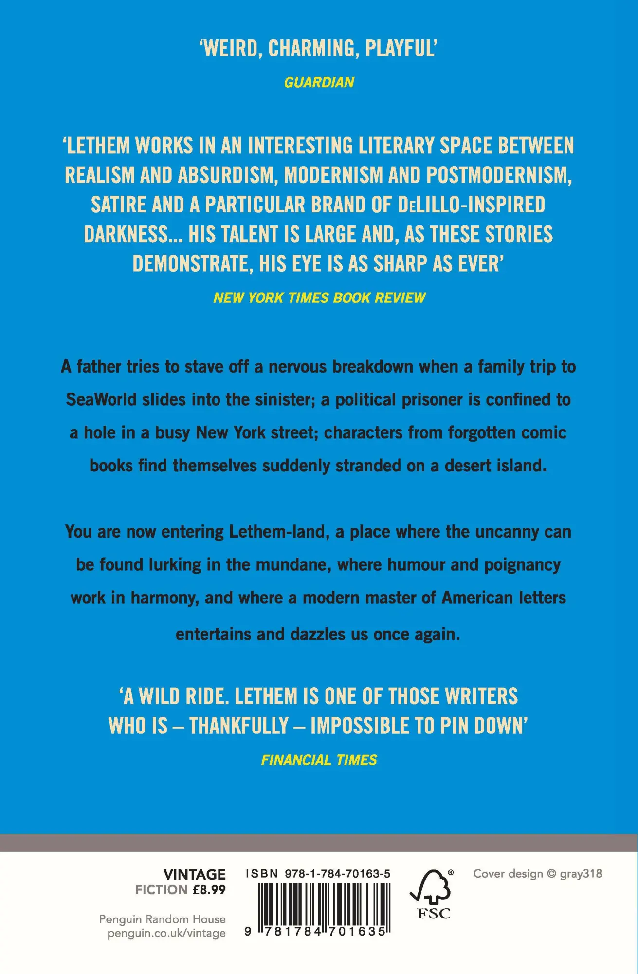 Rückseite: 9781784701635 | Lucky Alan | Jonathan Lethem | Taschenbuch | Kartoniert / Broschiert