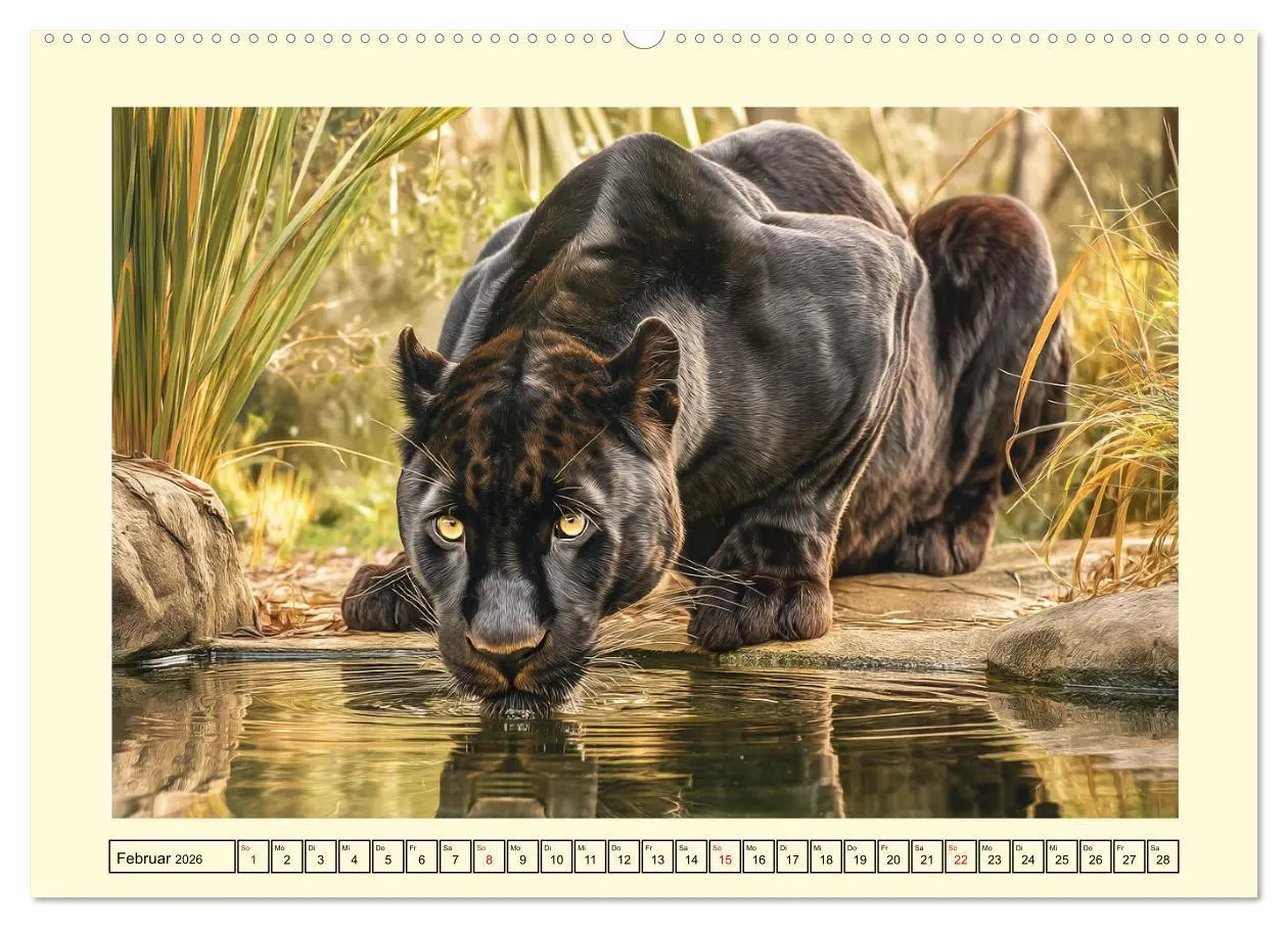 Bild: 9783457801635 | Schwarze Panther. Geheimnisvolle Schatten der Wildnis (hochwertiger...