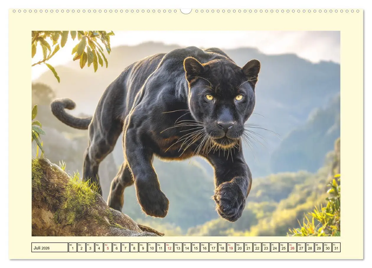 Bild: 9783457801635 | Schwarze Panther. Geheimnisvolle Schatten der Wildnis (hochwertiger...