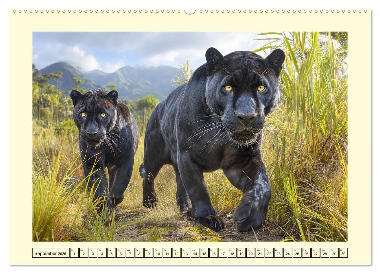 Bild: 9783457801635 | Schwarze Panther. Geheimnisvolle Schatten der Wildnis (hochwertiger...