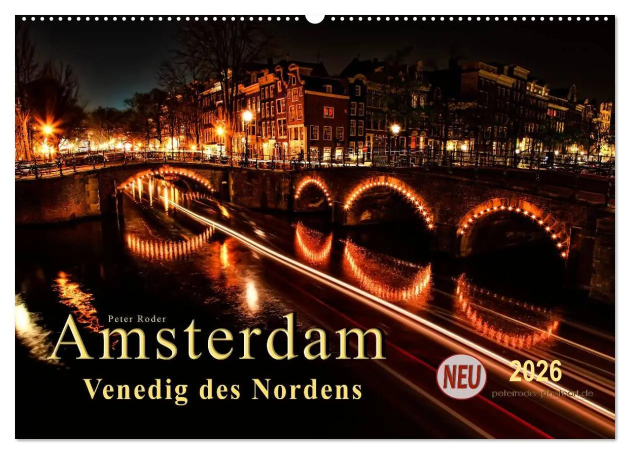Cover: 9783457971635 | Amsterdam - Venedig des Nordens (Wandkalender 2026 DIN A2 quer),...