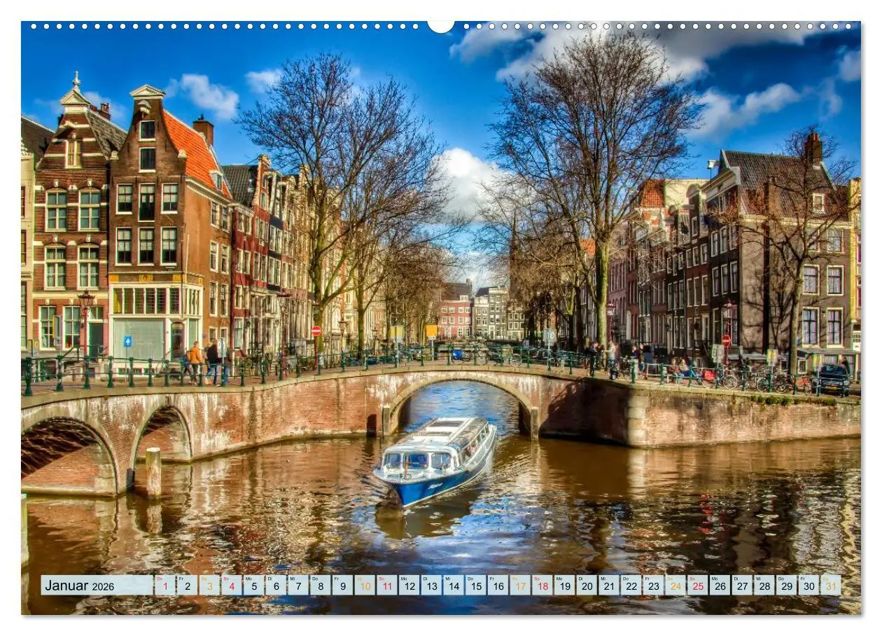 Bild: 9783457971635 | Amsterdam - Venedig des Nordens (Wandkalender 2026 DIN A2 quer),...