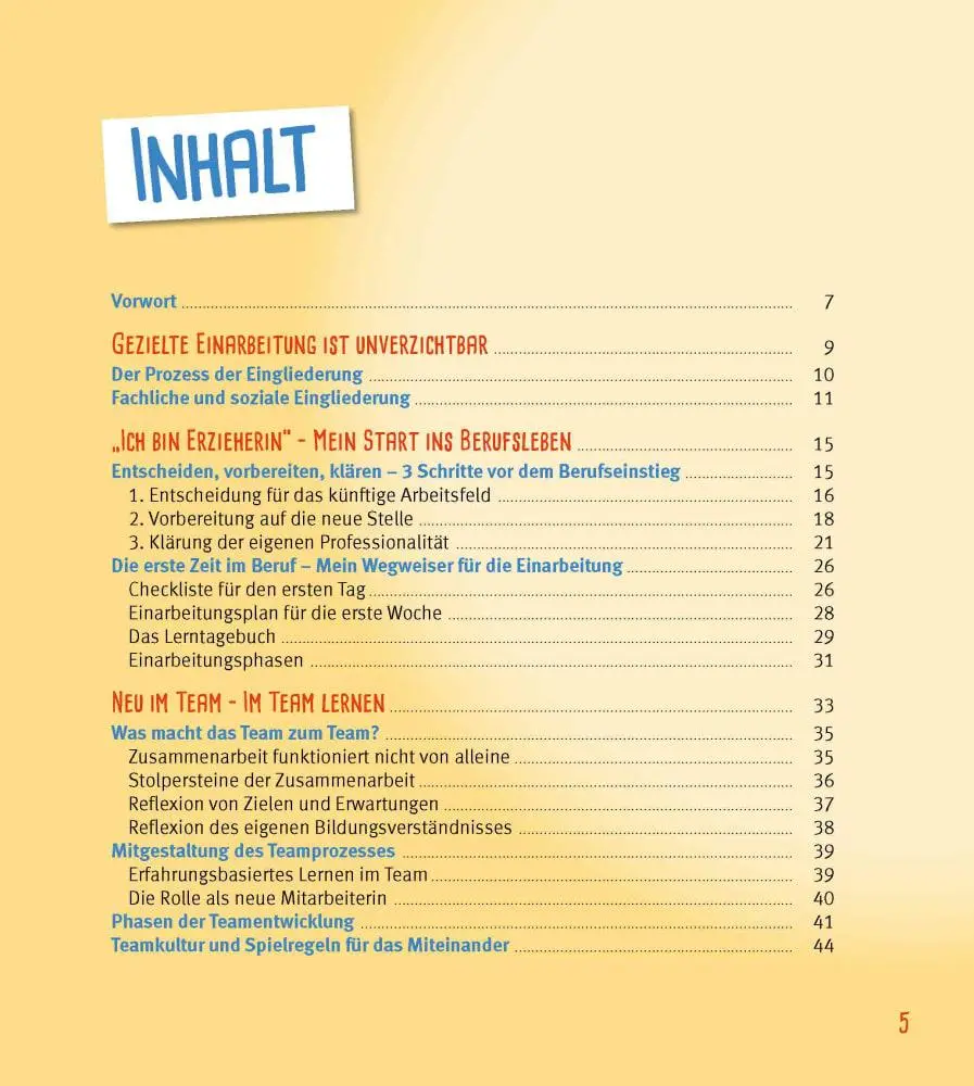 Bild: 9783769821635 | Das Berufseinsteiger-Buch für ErzieherInnen | Pia Theresia Franke