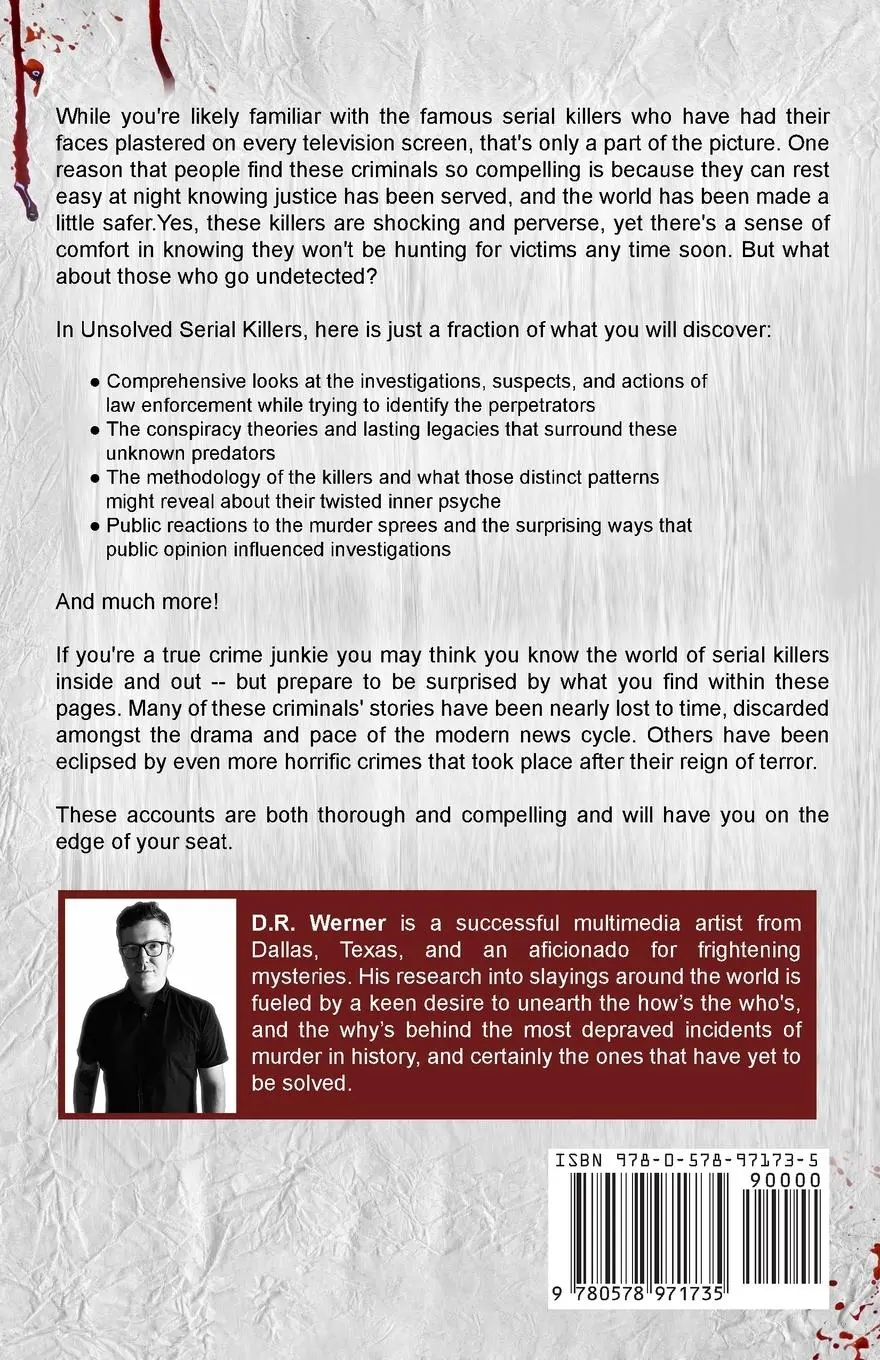 Rückseite: 9780578971735 | Unsolved Serial Killers | D. R. Werner | Taschenbuch | Englisch | 2021