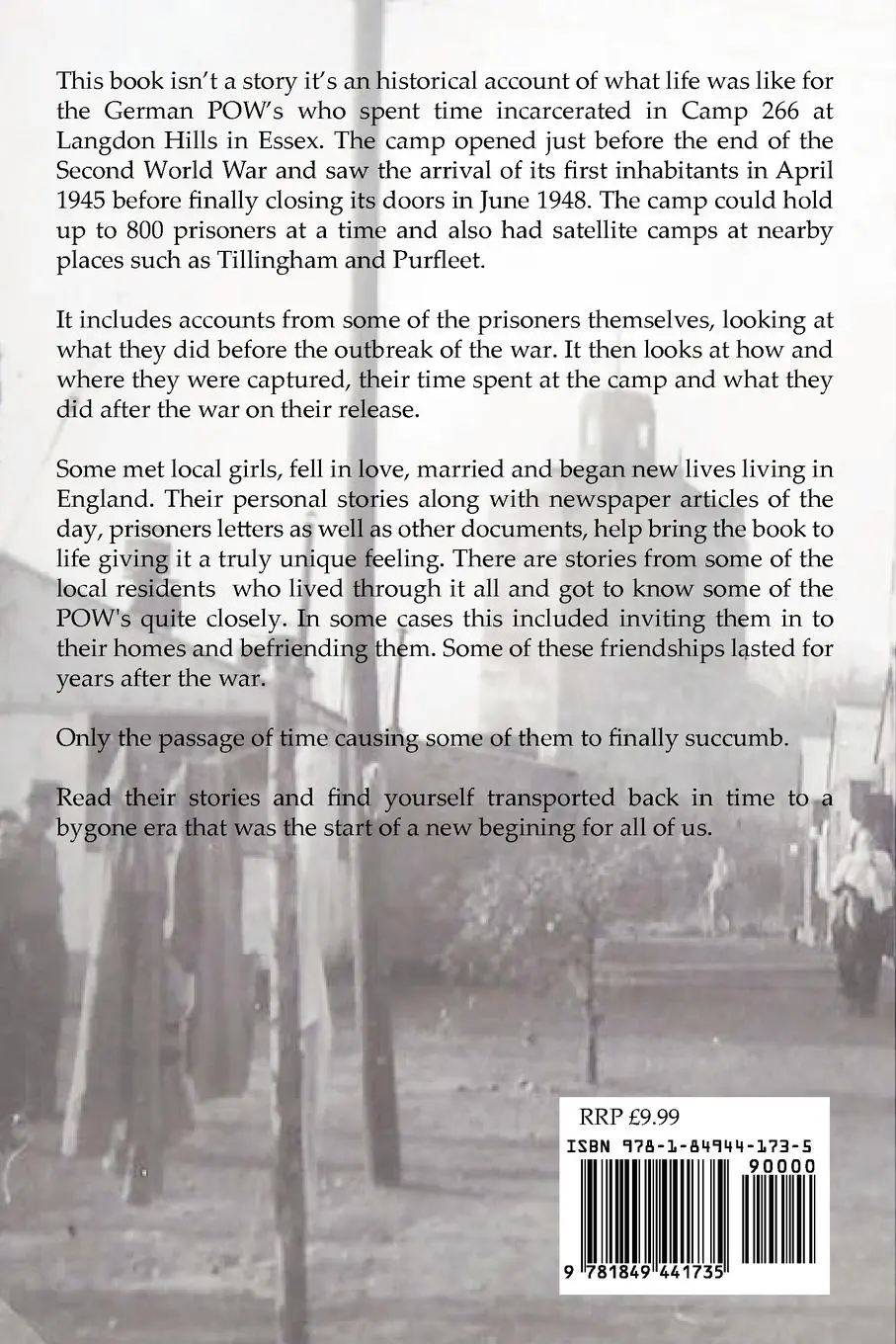 Rückseite: 9781849441735 | German P.O.W Camp 266 Langdon Hills | Ken Porter (u. a.) | Taschenbuch