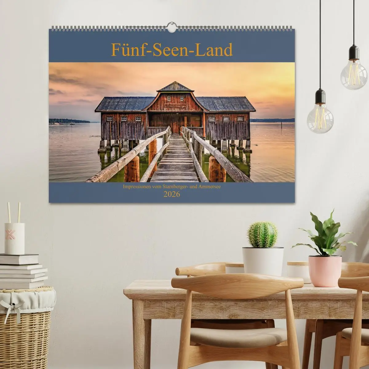 Bild: 9783457891735 | Fünf-Seen-Land (Wandkalender 2026 DIN A2 quer), CALVENDO...