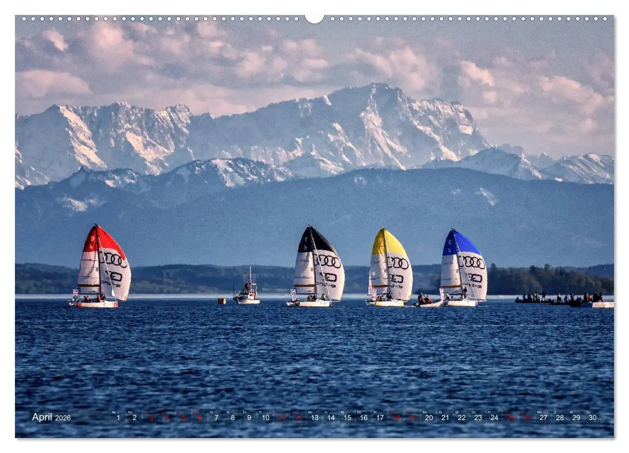 Bild: 9783457891735 | Fünf-Seen-Land (Wandkalender 2026 DIN A2 quer), CALVENDO...
