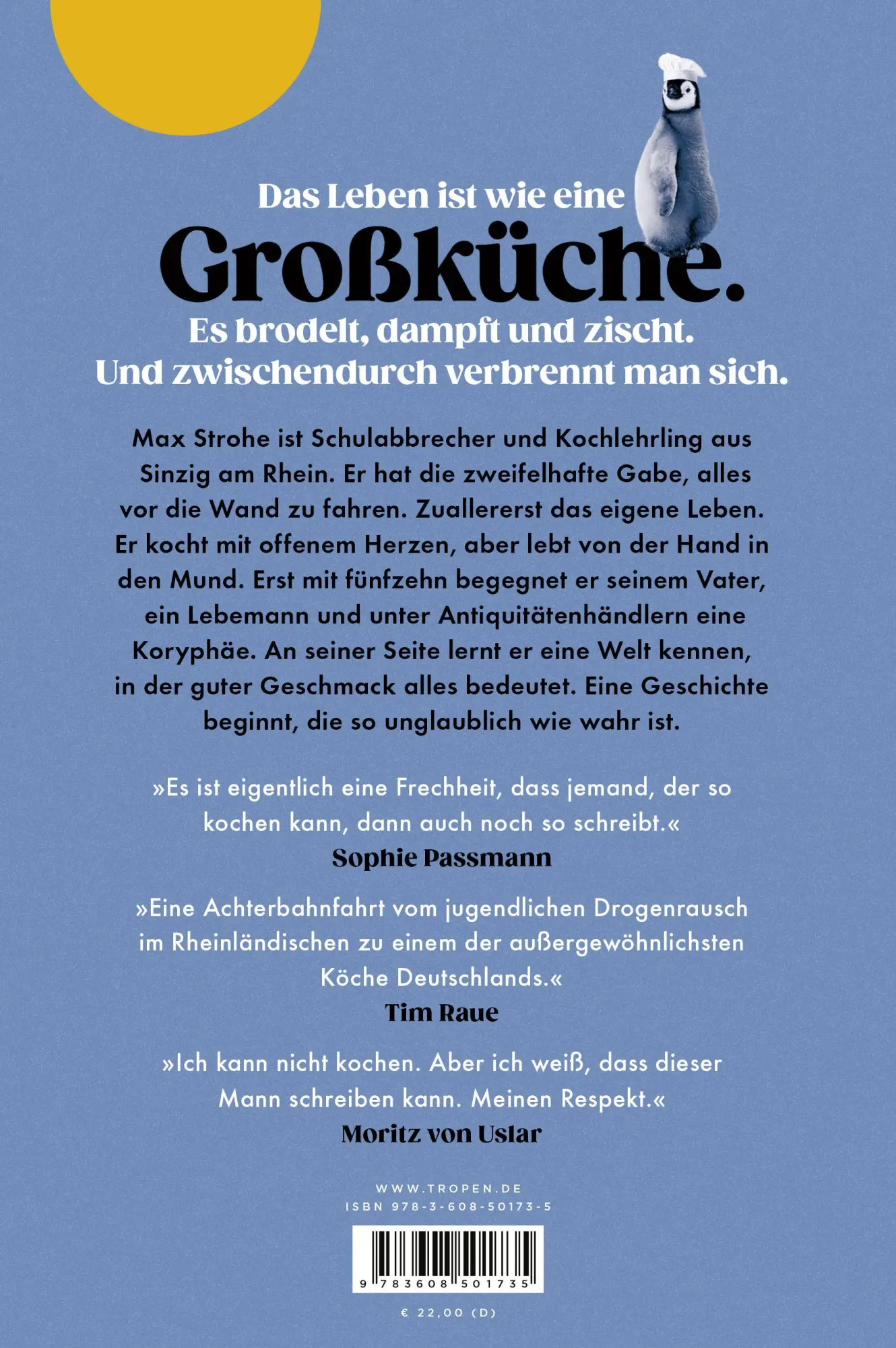 Rückseite: 9783608501735 | Kochen am offenen Herzen | Lehr- und Wanderjahre | Max Strohe | Buch