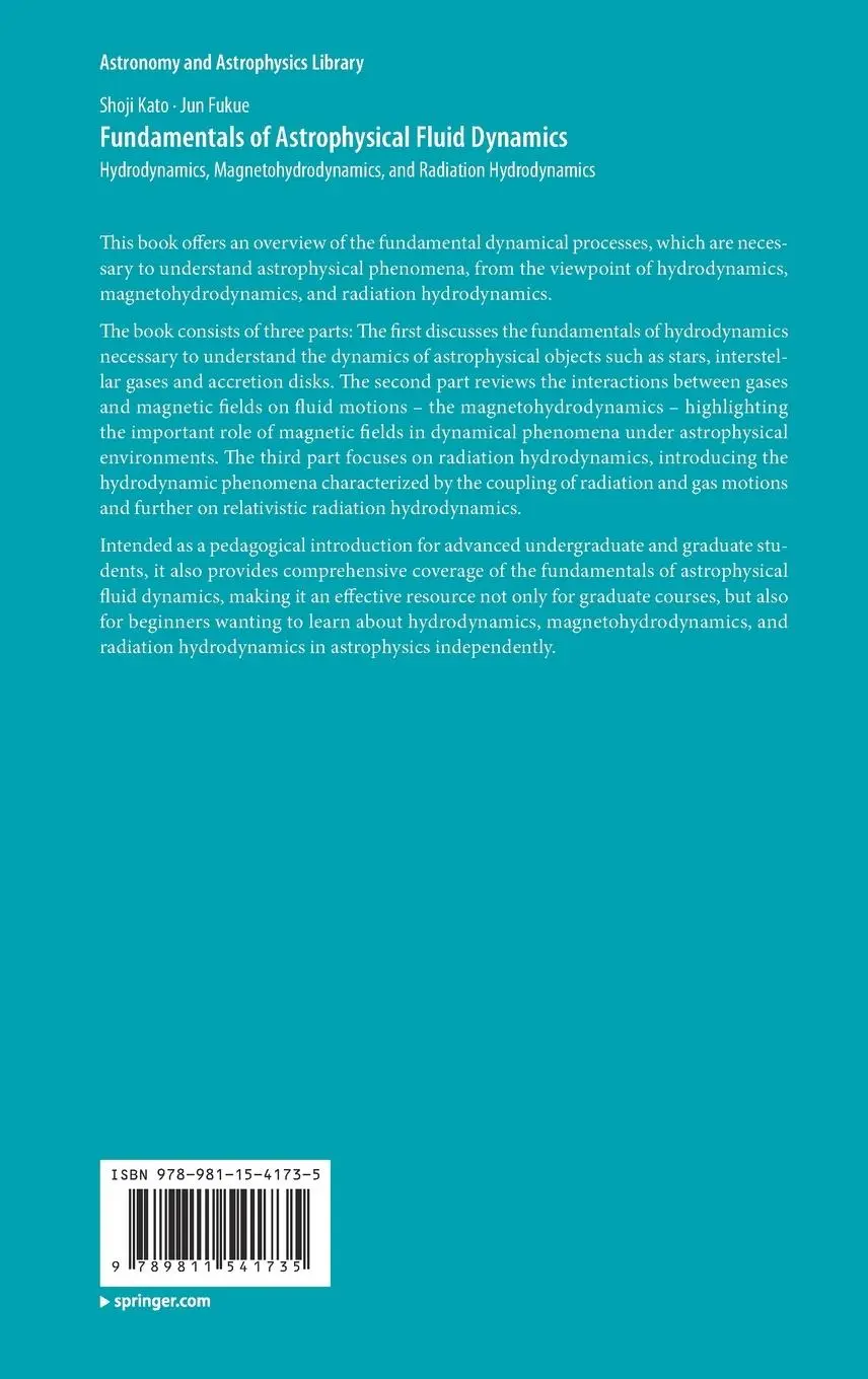 Rückseite: 9789811541735 | Fundamentals of Astrophysical Fluid Dynamics | Jun Fukue (u. a.)