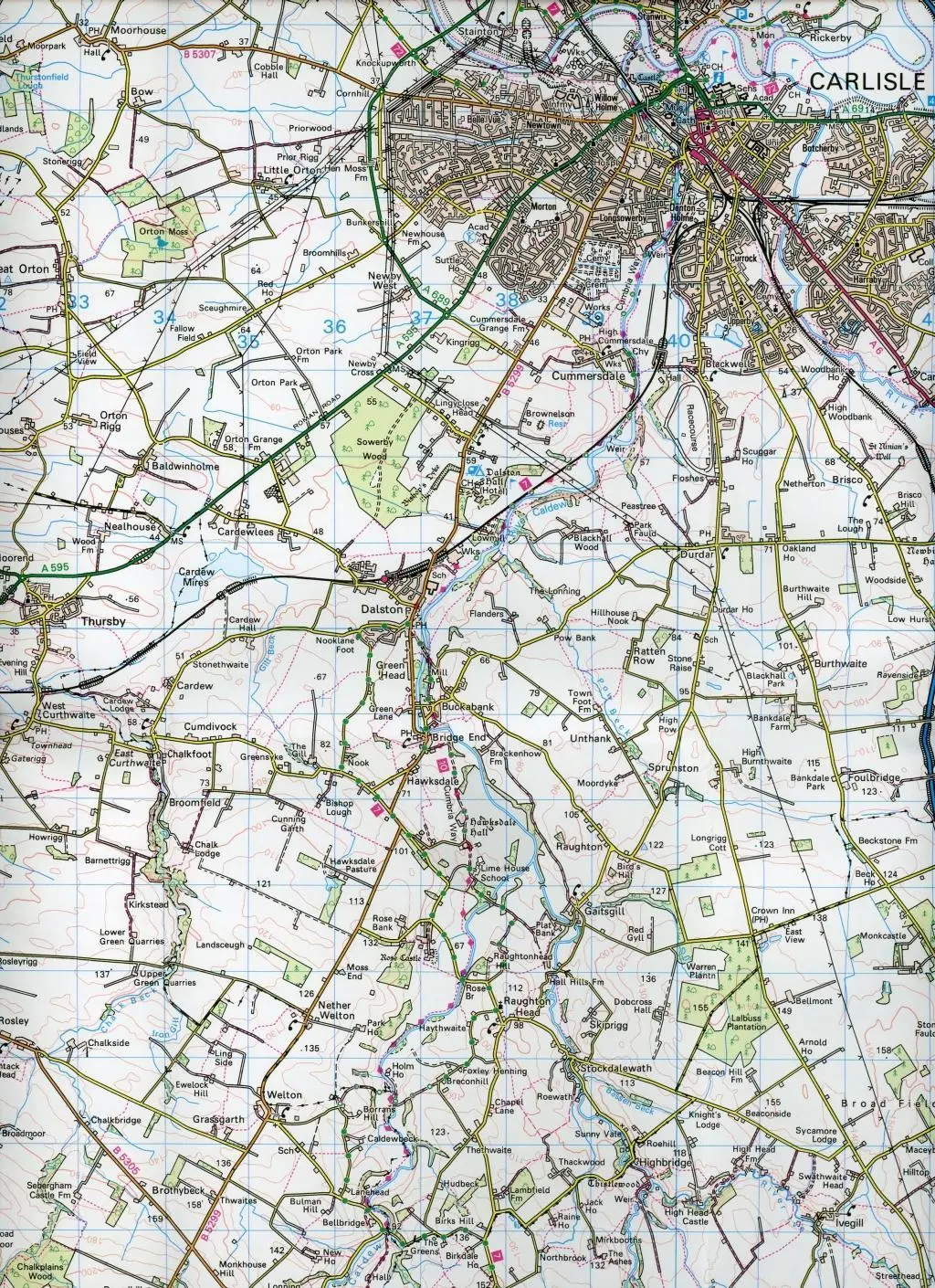 Bild: 9780319261835 | Carlisle &amp; Solway Firth, Gretna Green | Ordnance Survey | (Land-)Karte