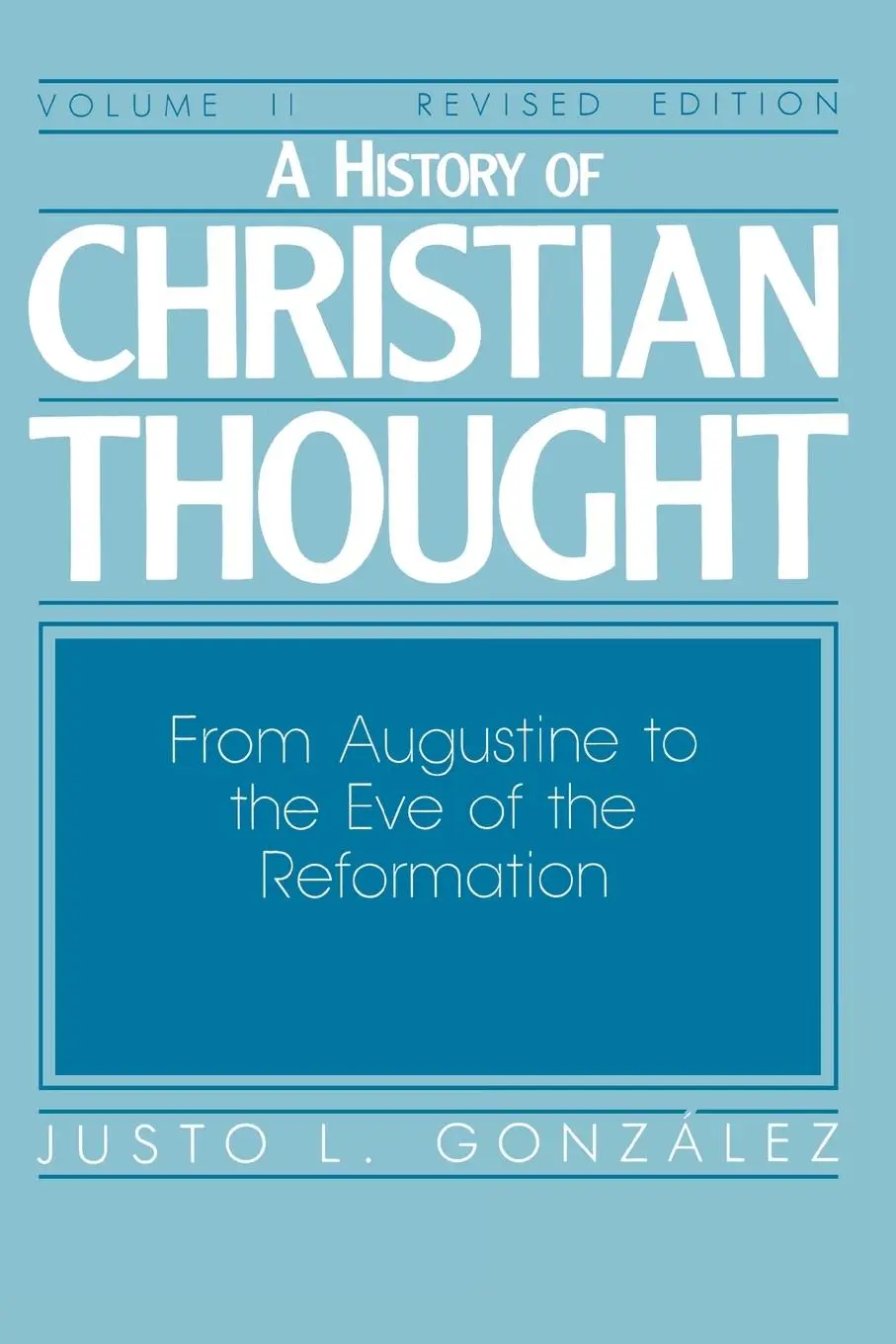 Cover: 9780687171835 | A History of Christian Thought Volume 2 | Justo L. Gonzalez | Buch