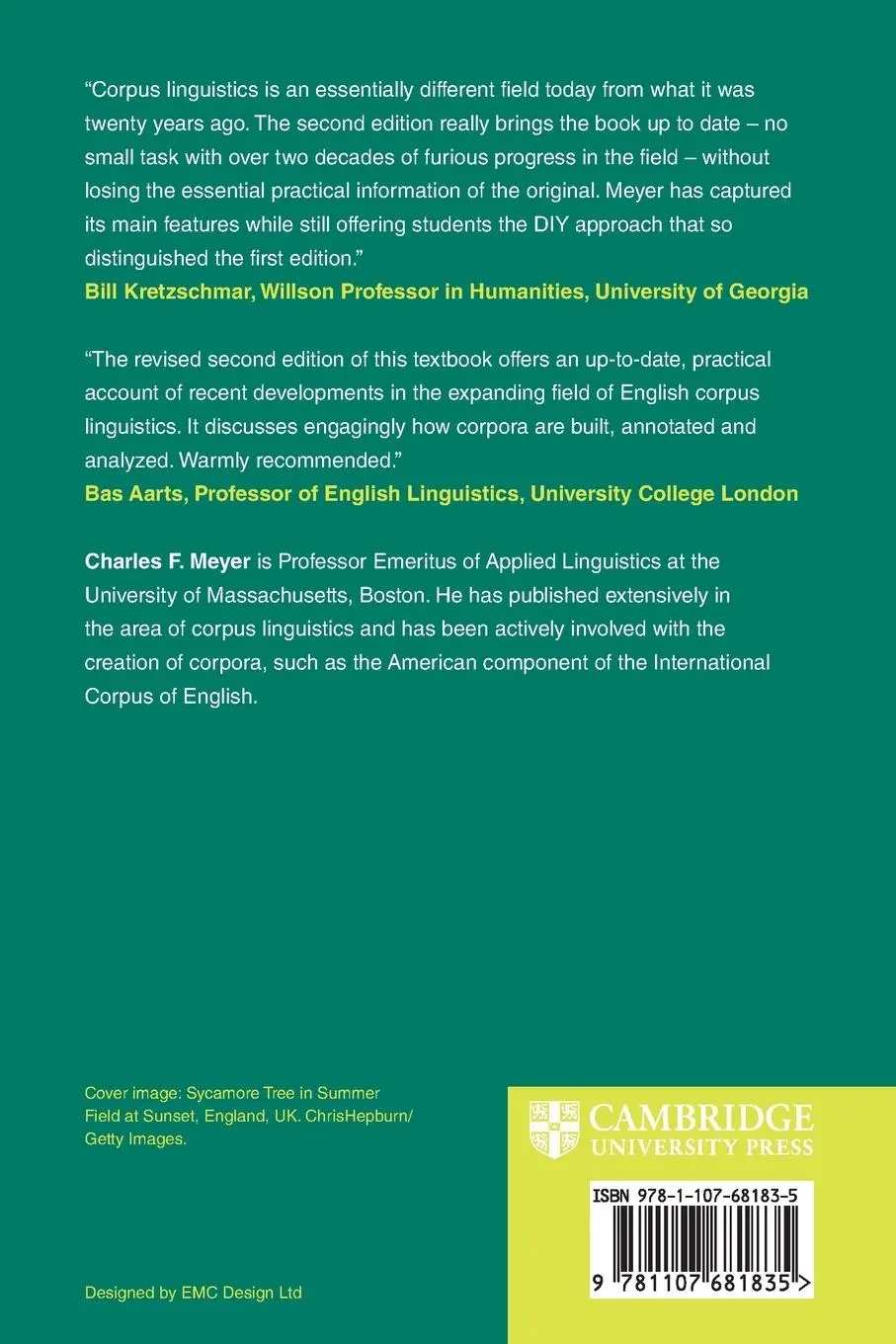 Rückseite: 9781107681835 | English Corpus Linguistics | Charles F Meyer | Taschenbuch | Englisch