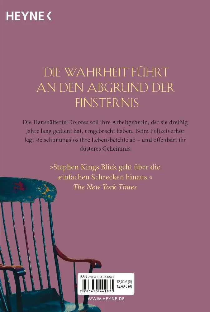 Bild: 9783453441835 | Dolores | Roman | Stephen King | Taschenbuch | 400 S. | Deutsch | 2023