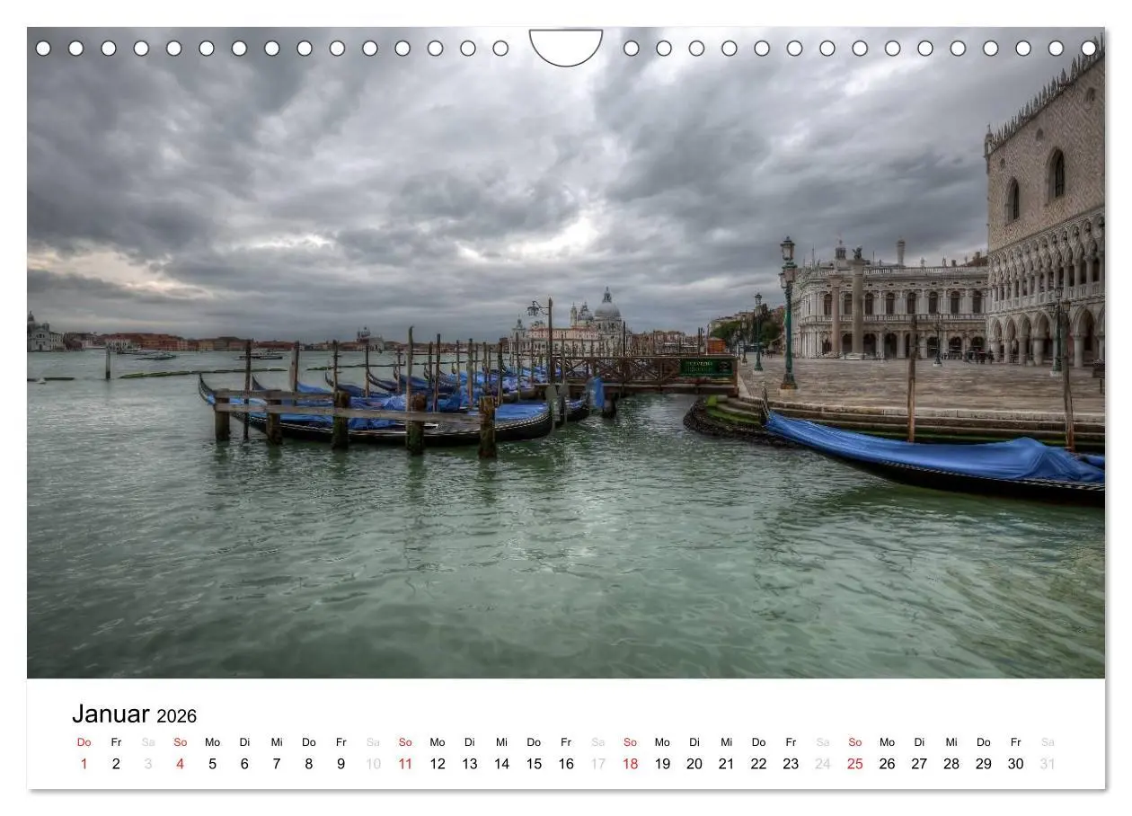 Bild: 9783457951835 | Venedig - La Serenissima 2026 (Wandkalender 2026 DIN A4 quer),...