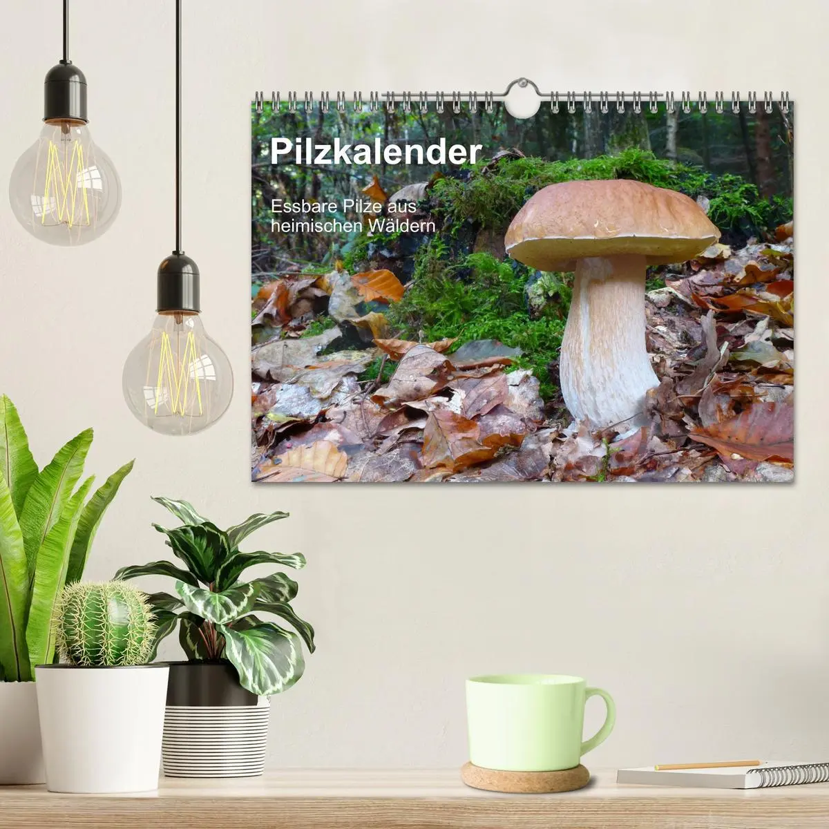 Bild: 9783516111835 | Pilzkalender (Wandkalender 2026 DIN A4 quer), CALVENDO Monatskalender
