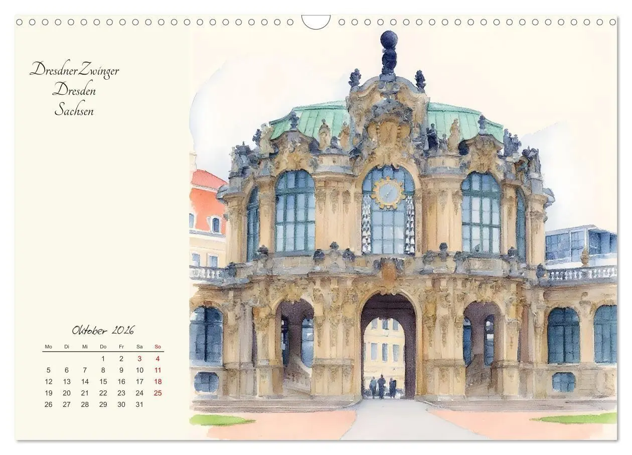 Bild: 9783516731835 | Historische Deutsche Wahrzeichen (Wandkalender 2026 DIN A3 quer),...
