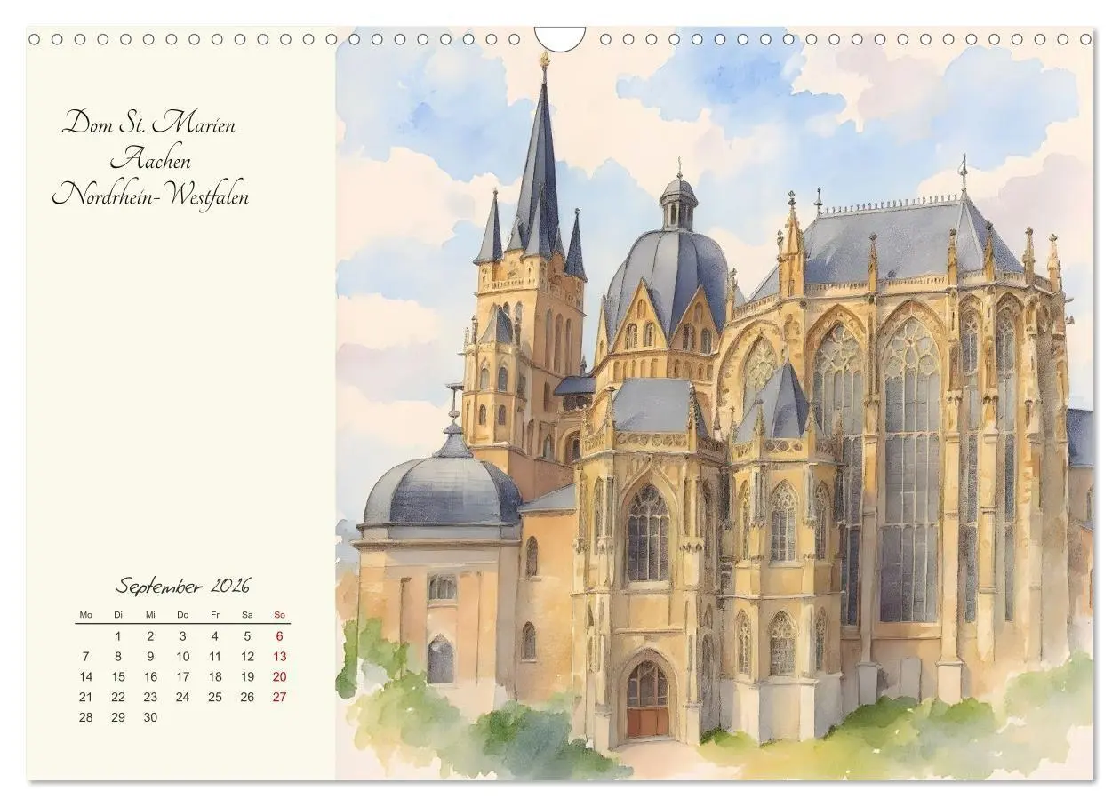 Bild: 9783516731835 | Historische Deutsche Wahrzeichen (Wandkalender 2026 DIN A3 quer),...