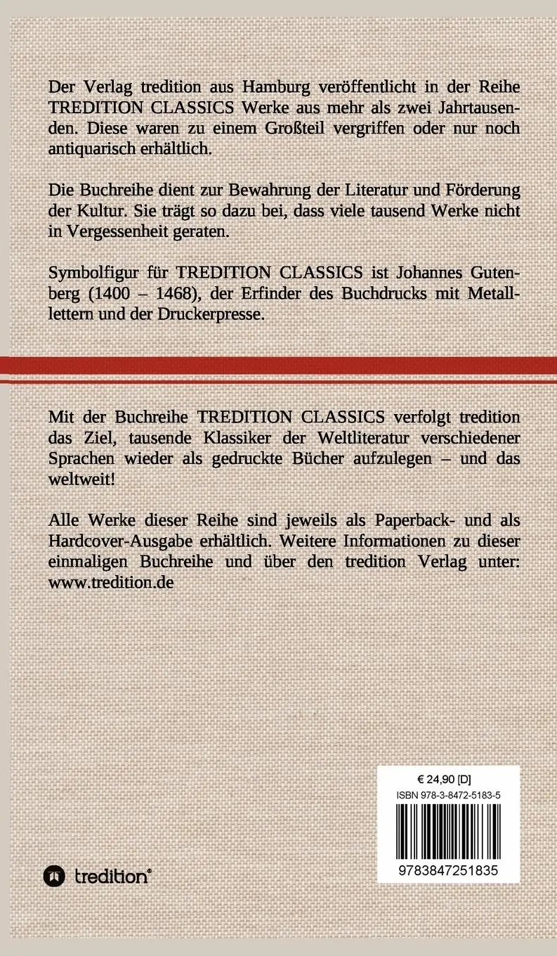 Rückseite: 9783847251835 | Der Judenstaat | Theodor Herzl | Buch | HC runder Rücken kaschiert