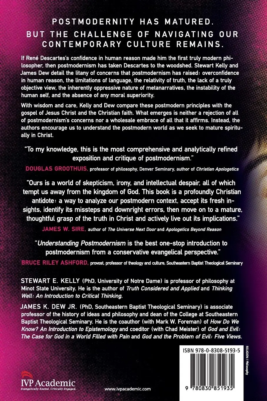 Rückseite: 9780830851935 | Understanding Postmodernism | A Christian Perspective | Kelly | Buch