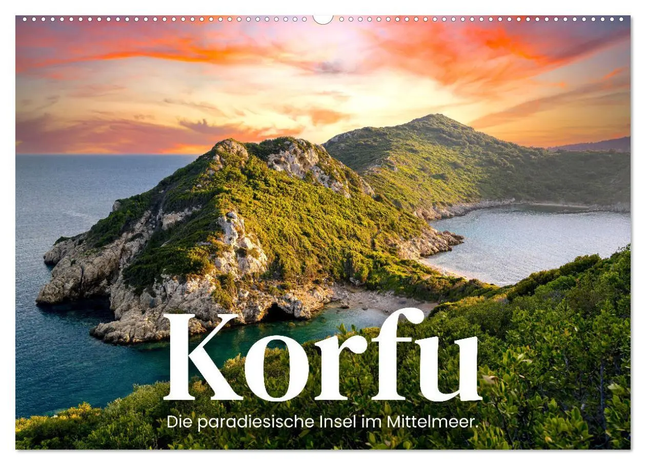 Cover: 9783457561935 | Korfu - Die paradiesische Insel im Mittelmeer. (Wandkalender 2026...