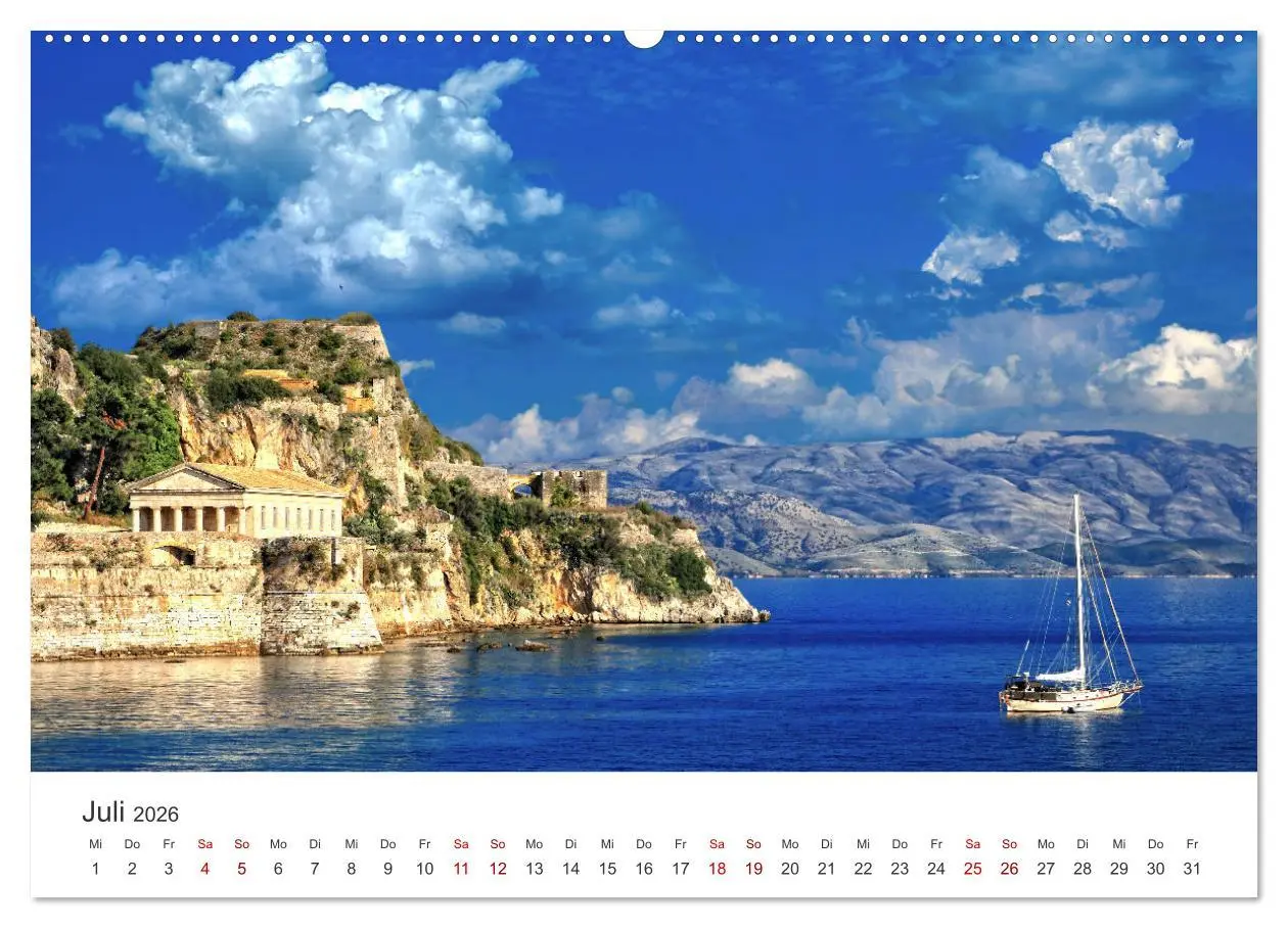 Bild: 9783457561935 | Korfu - Die paradiesische Insel im Mittelmeer. (Wandkalender 2026...