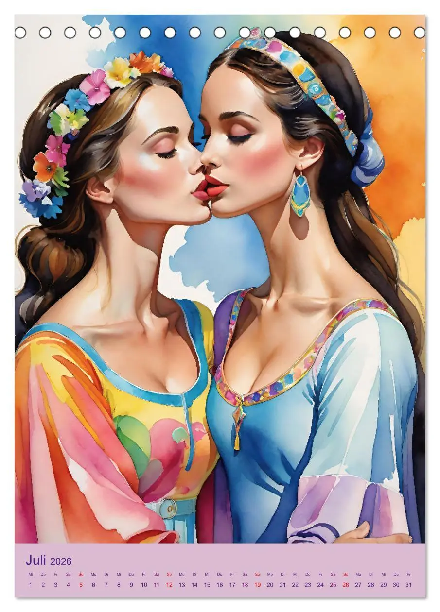 Bild: 9783516271935 | Frauen lieben Frauen (Tischkalender 2026 DIN A5 hoch), CALVENDO...